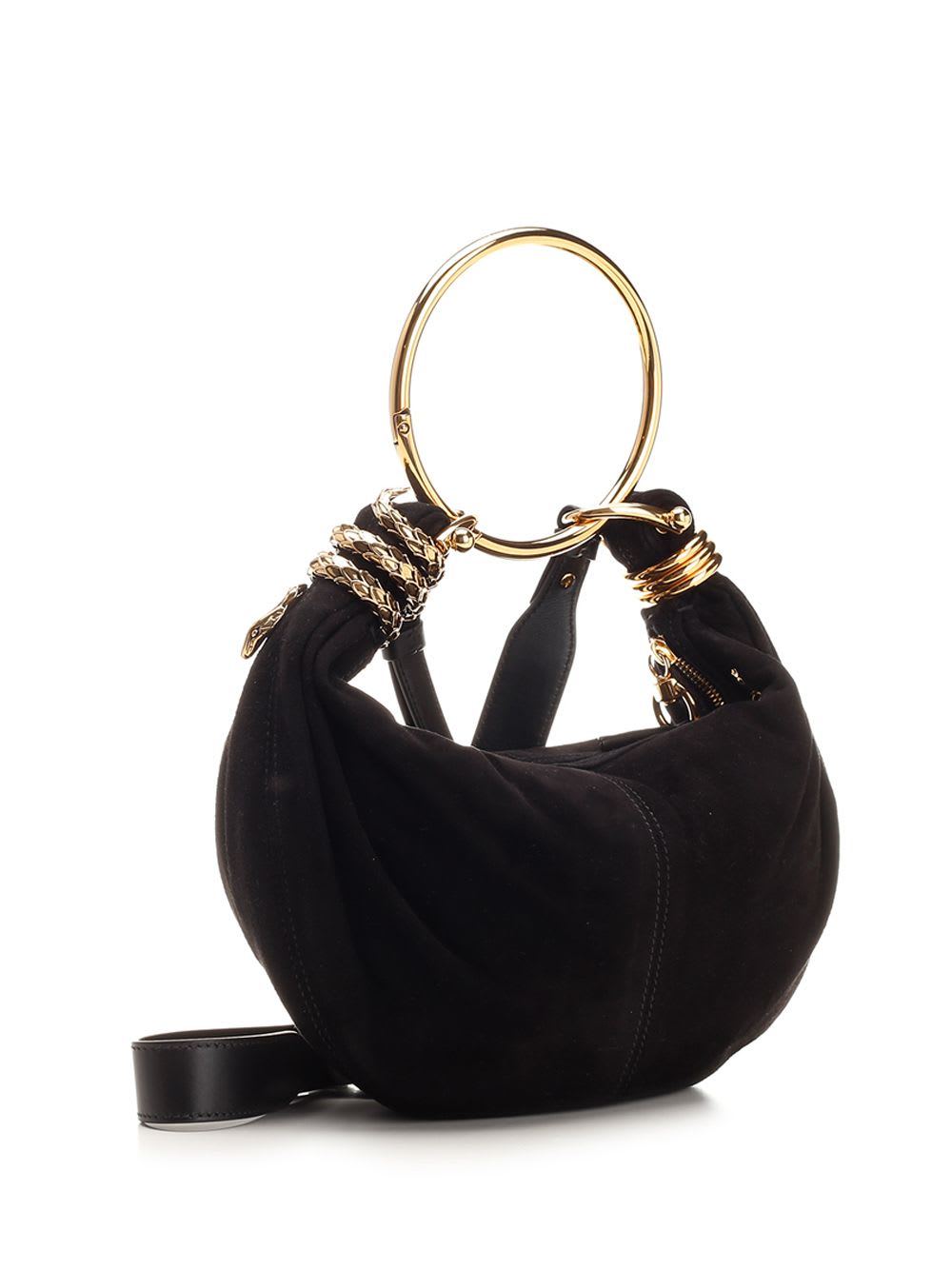 Shop Chloé Bracelet Small Hobo Bag In Black