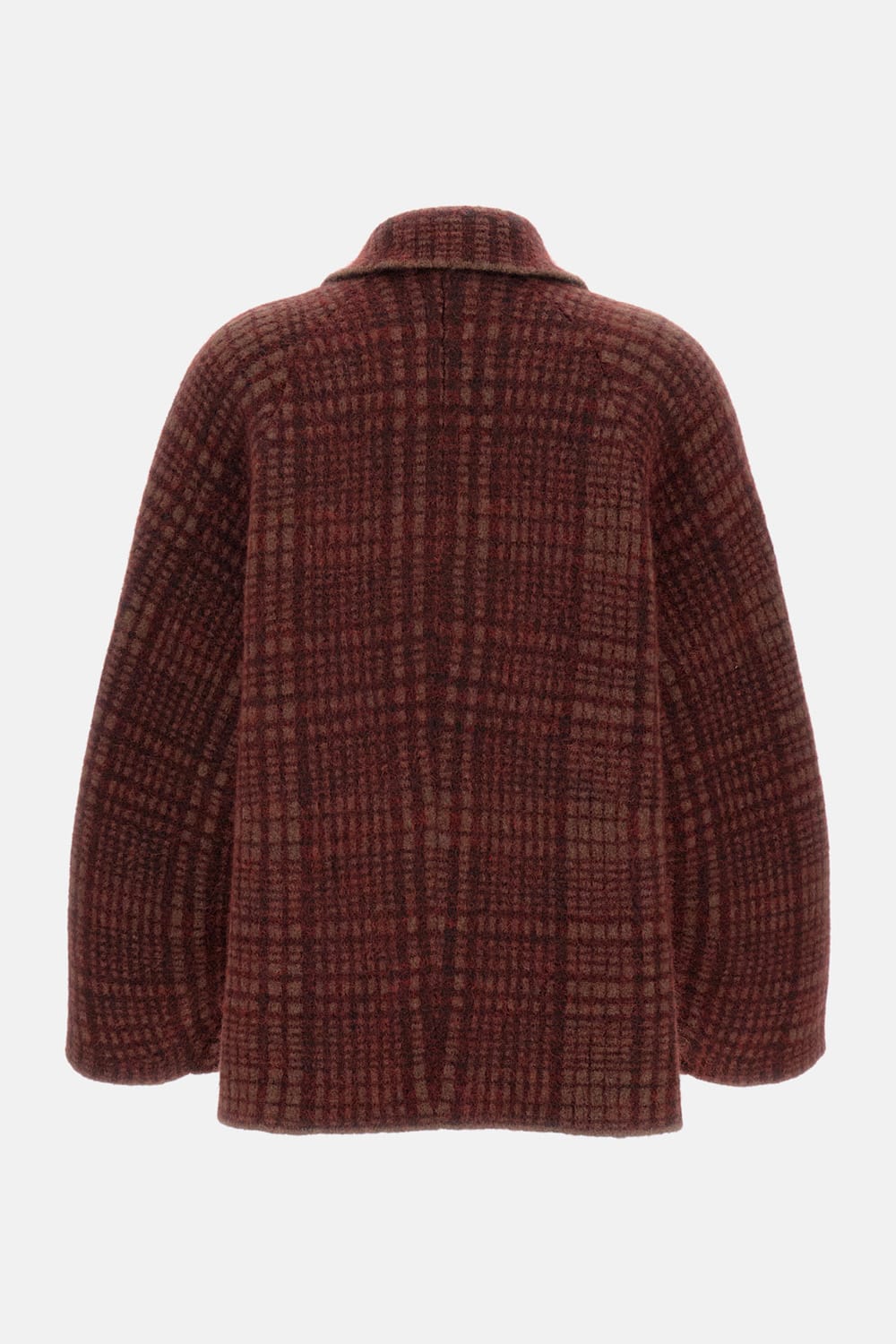 Boboutic Double-breasted Jacket In Burgundy