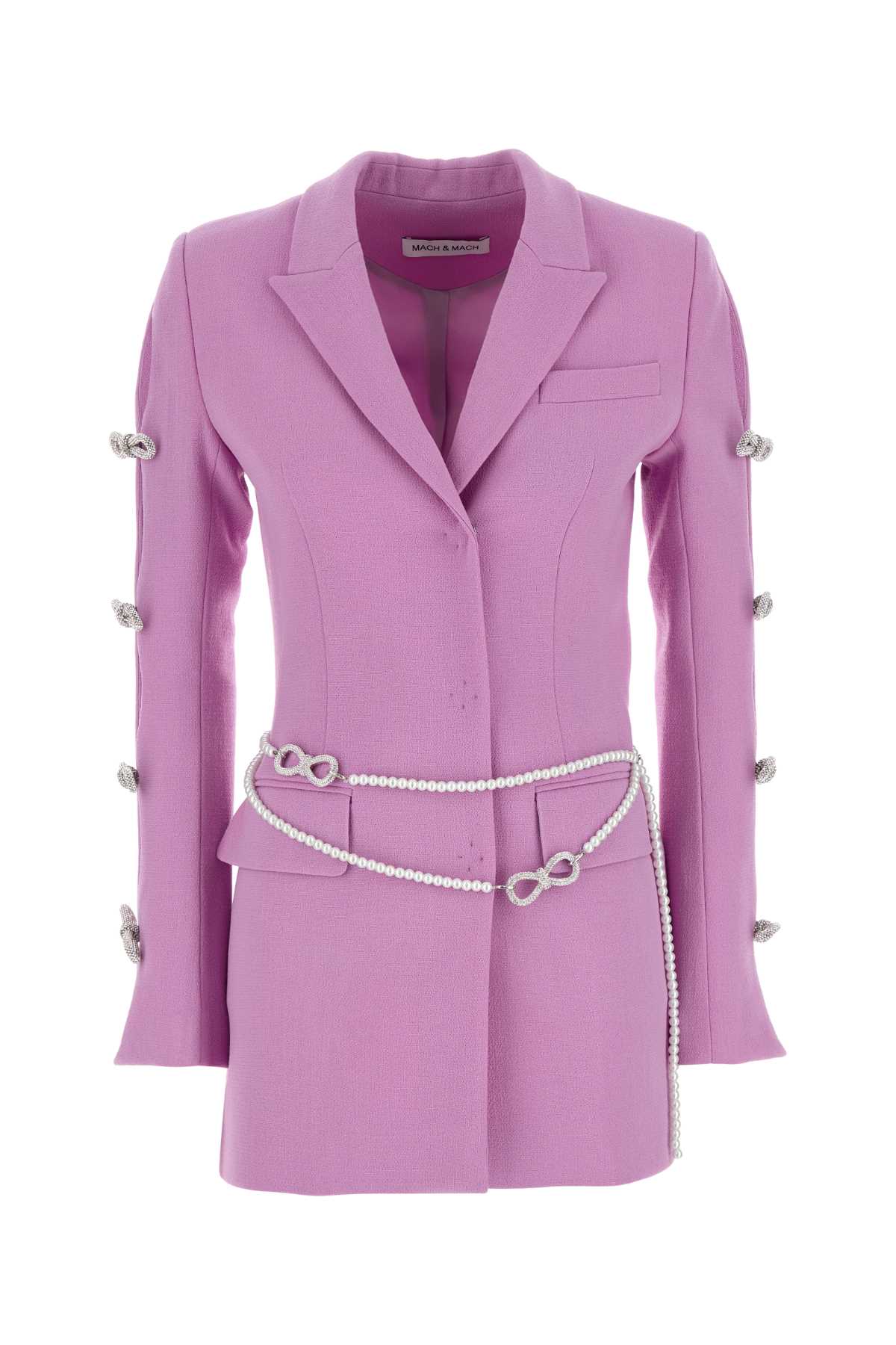 Lilac Wool Blazer Dress