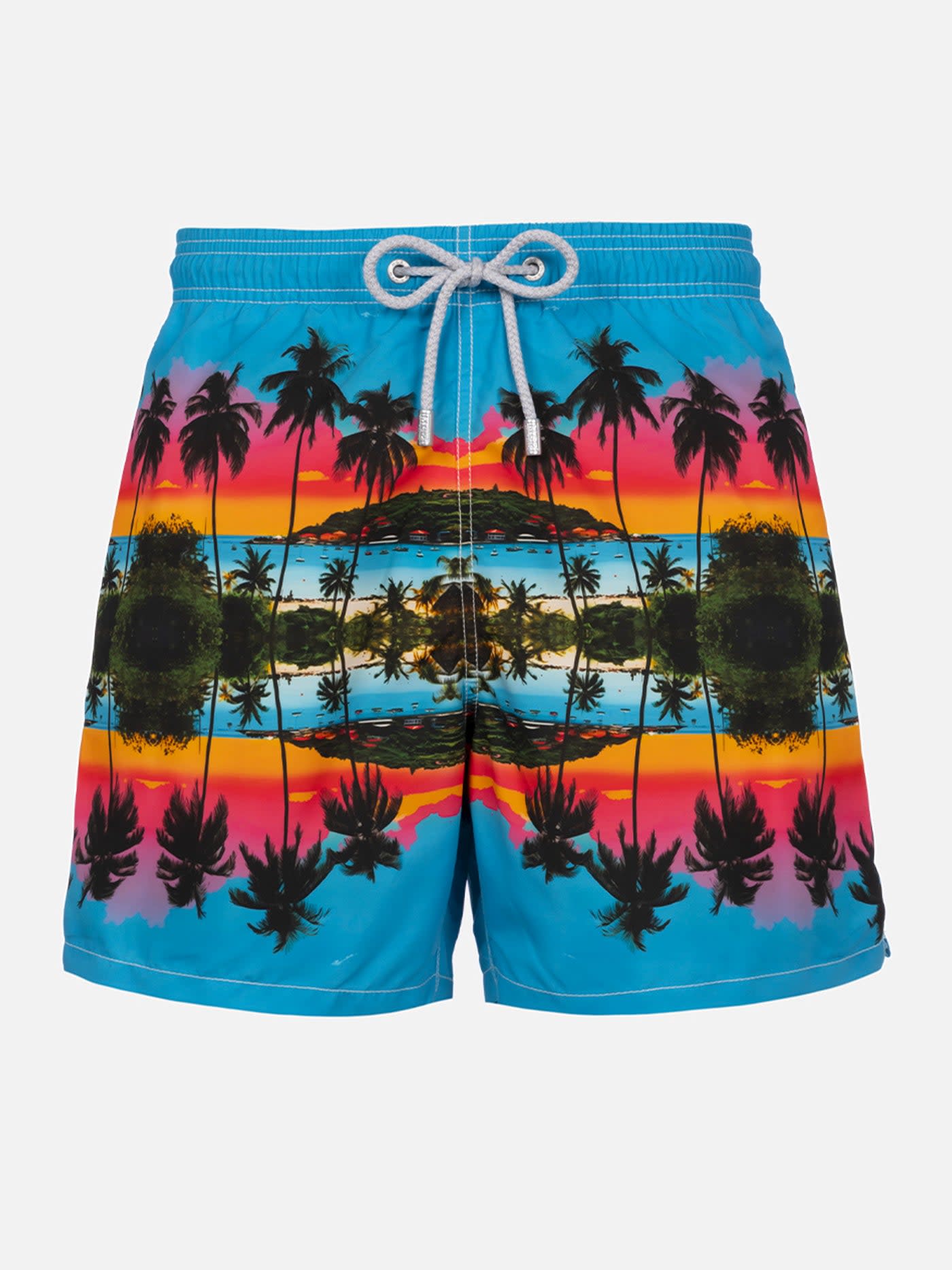 Mc2 Saint Barth Gustavia Red Eye Special Edition Swimsuit In Green