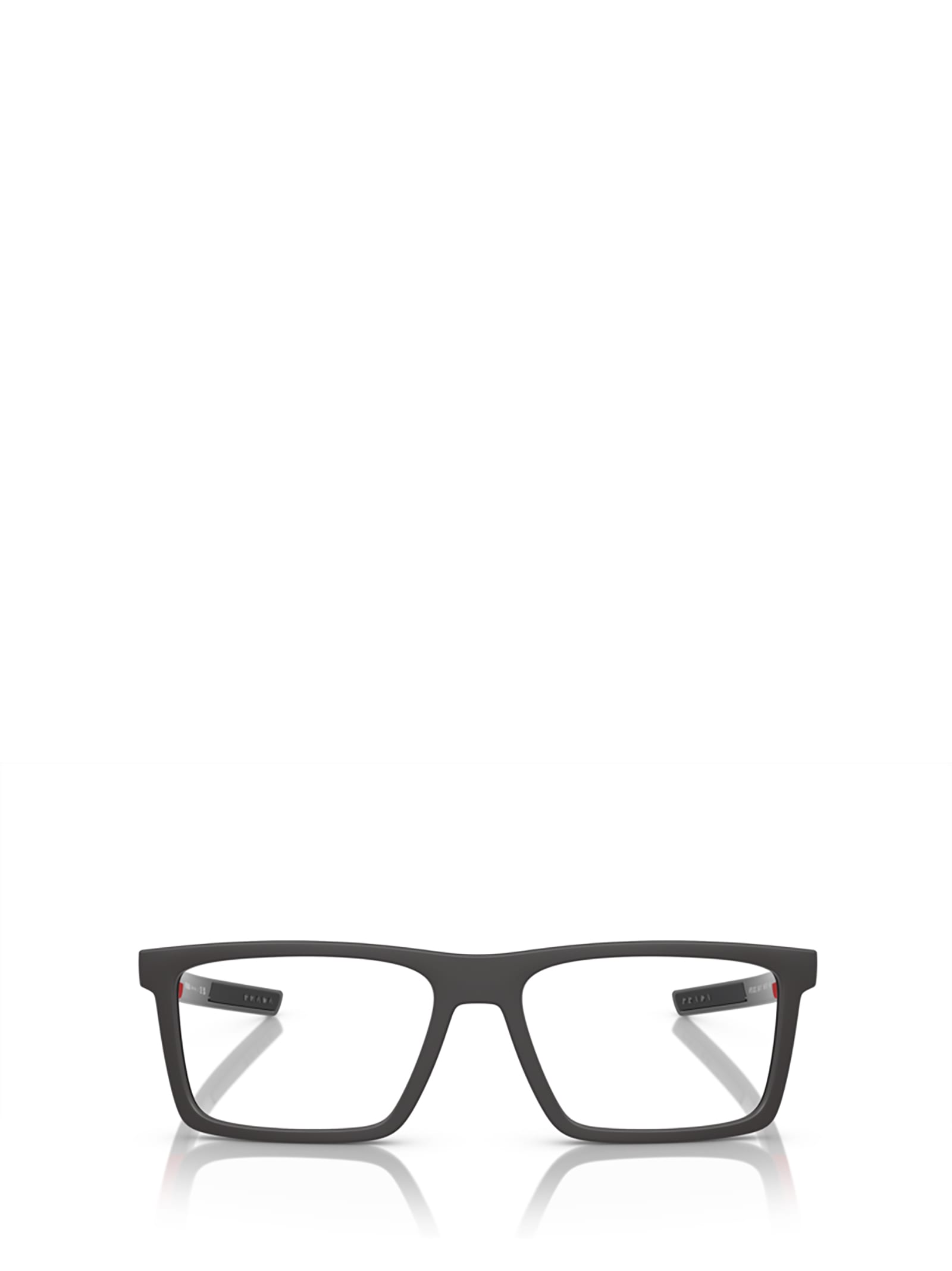 Prada Ps 02qv Matte Grey Glasses In Grey