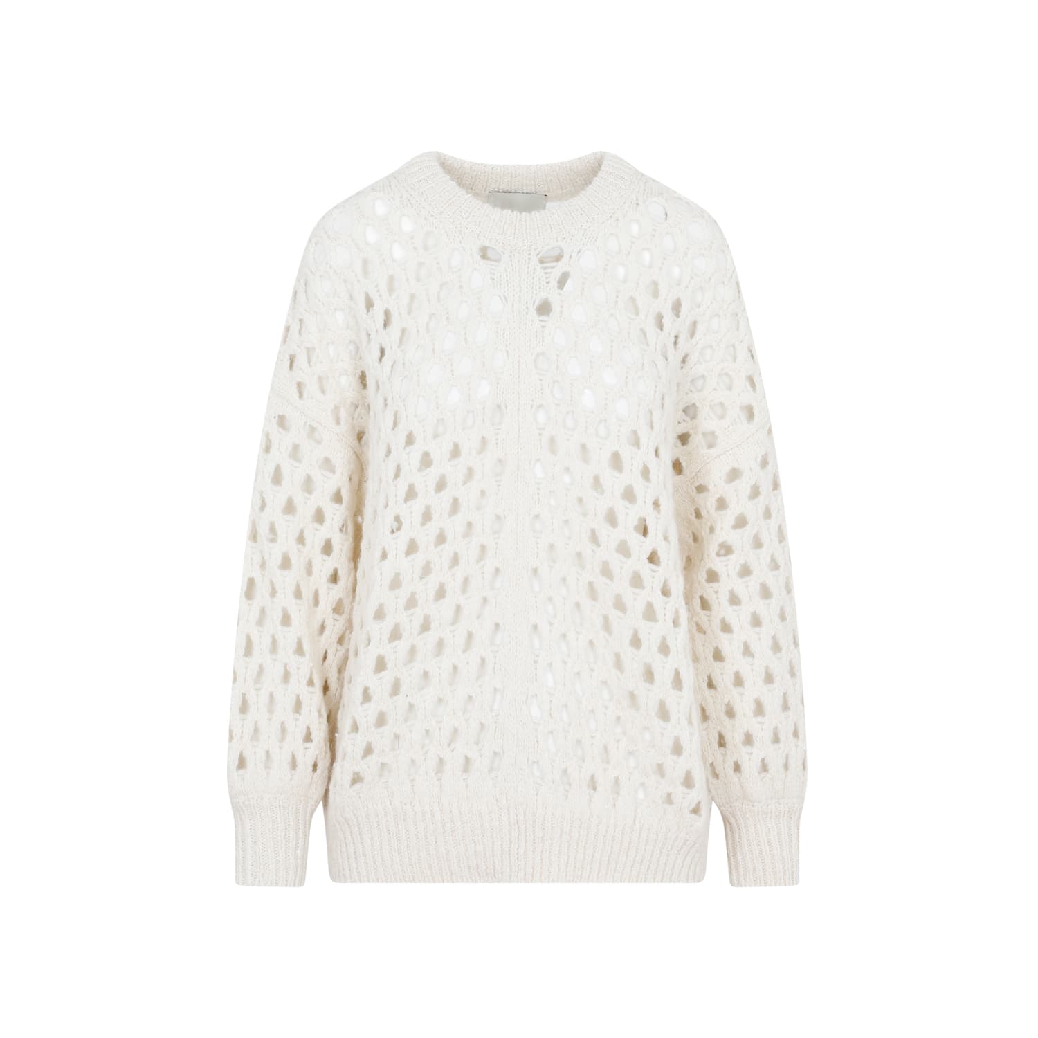 Shop Isabel Marant Tane Sweater In Ec Ecru