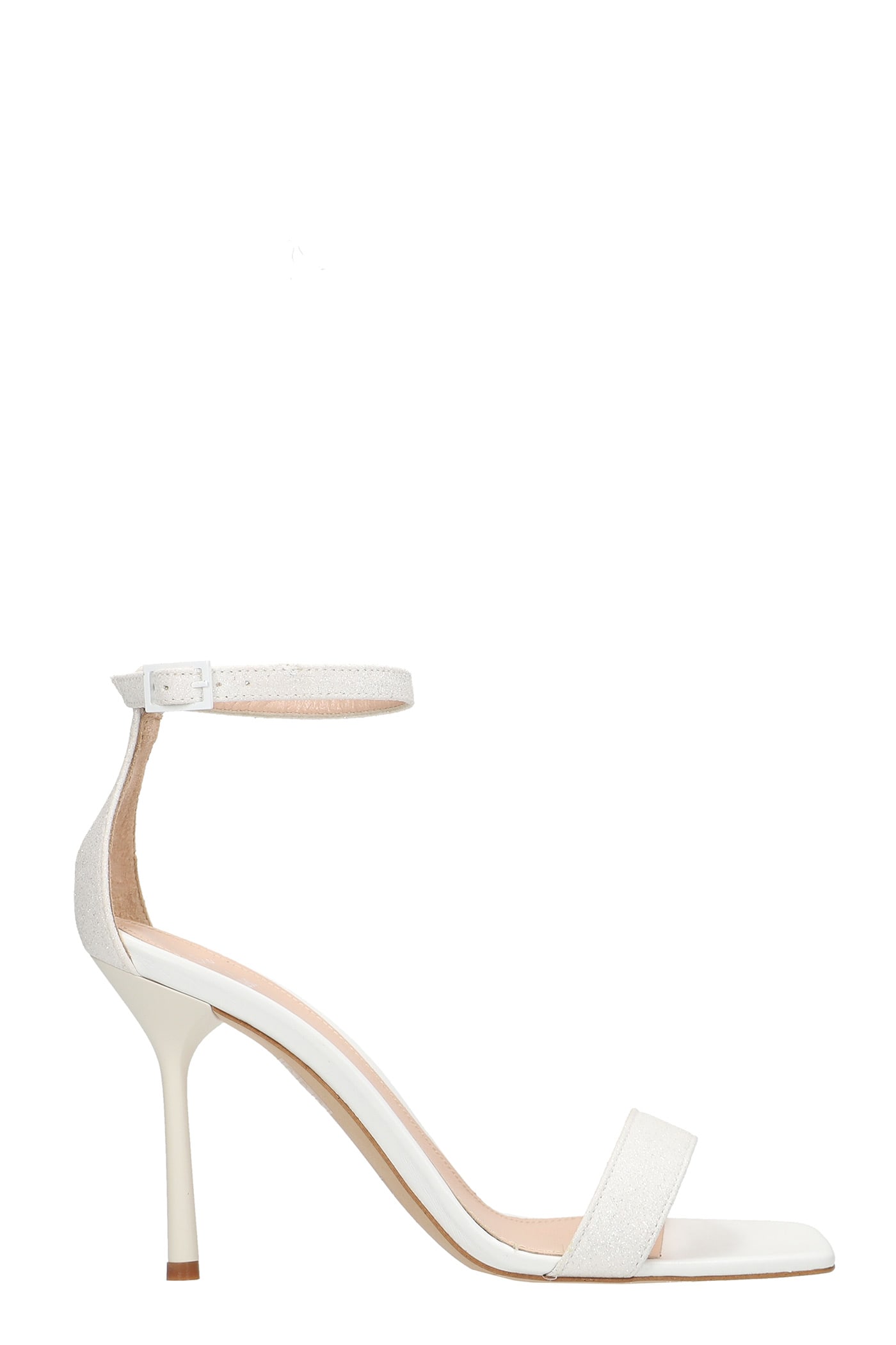 Liu-Jo Camelia Lh 03 Sandals In White Leather