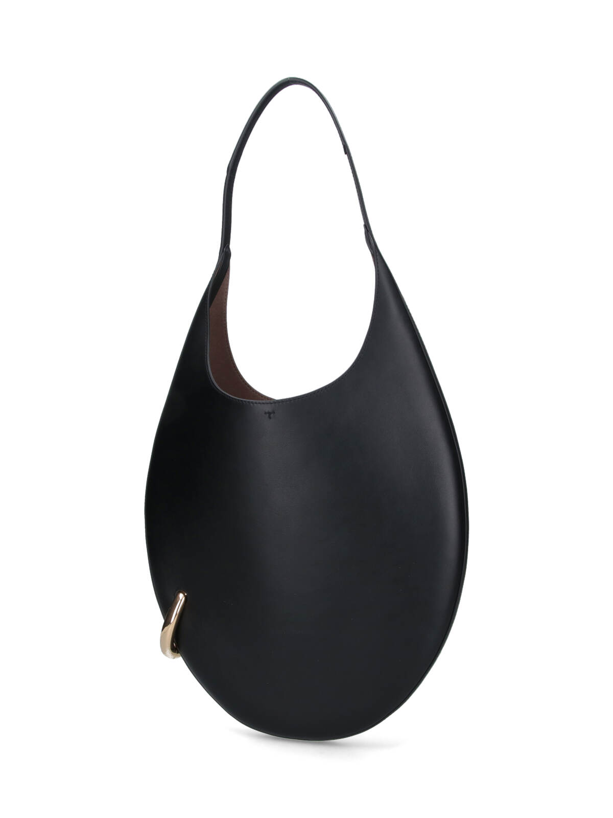 Tory Burch Pierced Hobo Bag In Black
