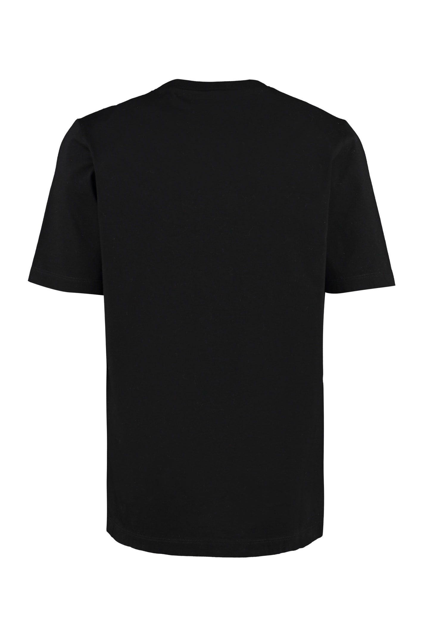 Shop Dsquared2 Cotton Crew-neck T-shirt In Nero