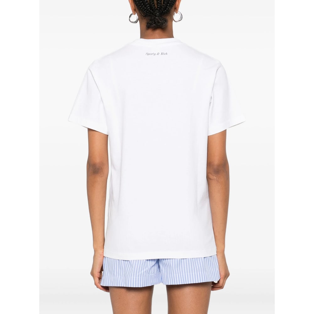 Sporty & Rich T-shirt In White