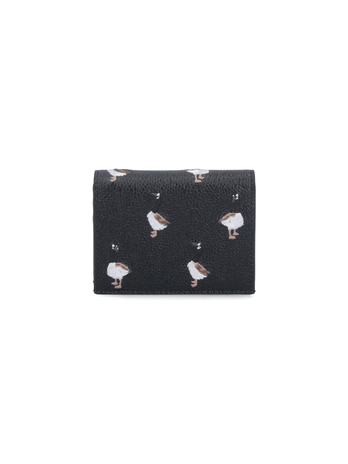 Thom Browne Bi-fold Wallet Goose In Black