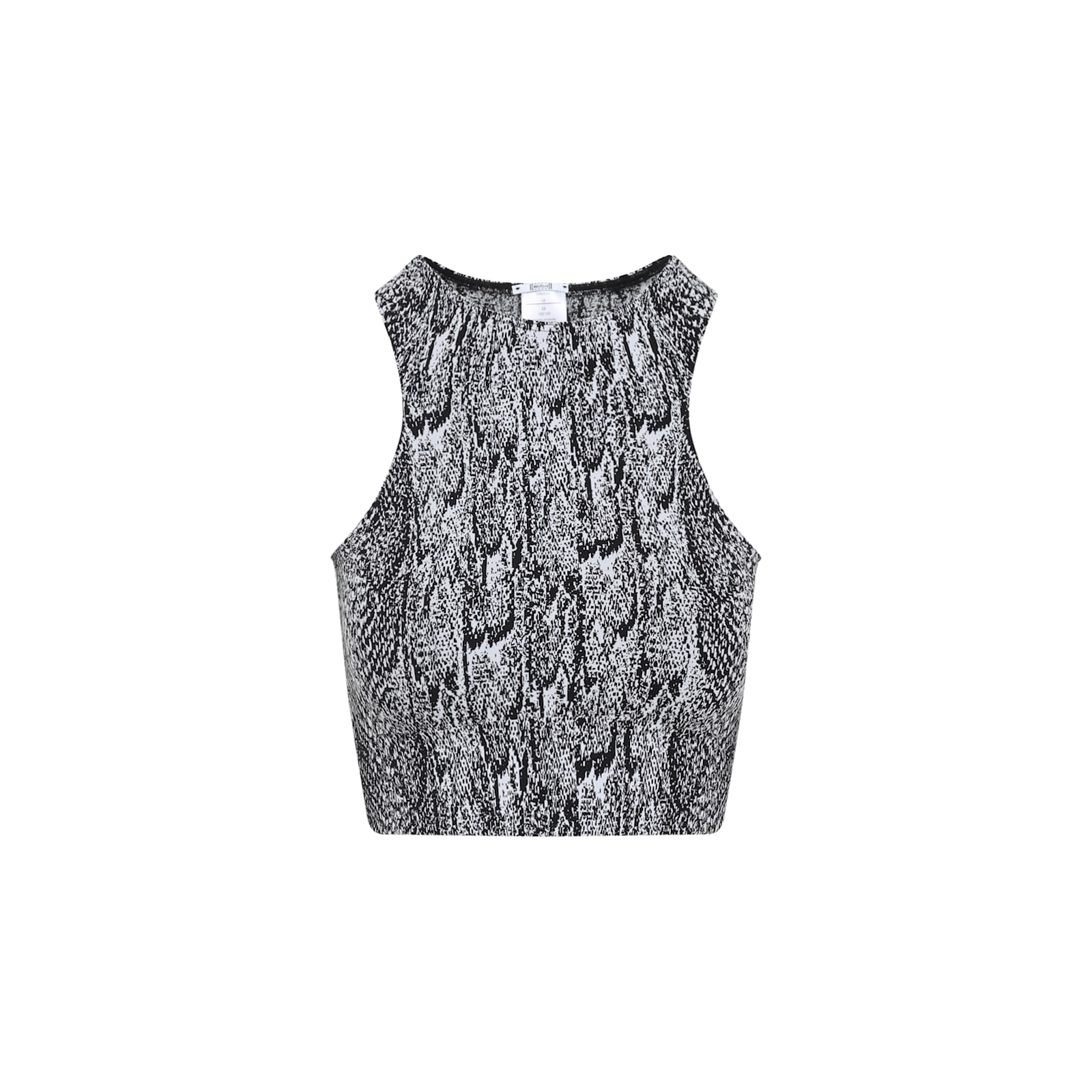 Wolford Seamless Python-print Crop Top In Multi
