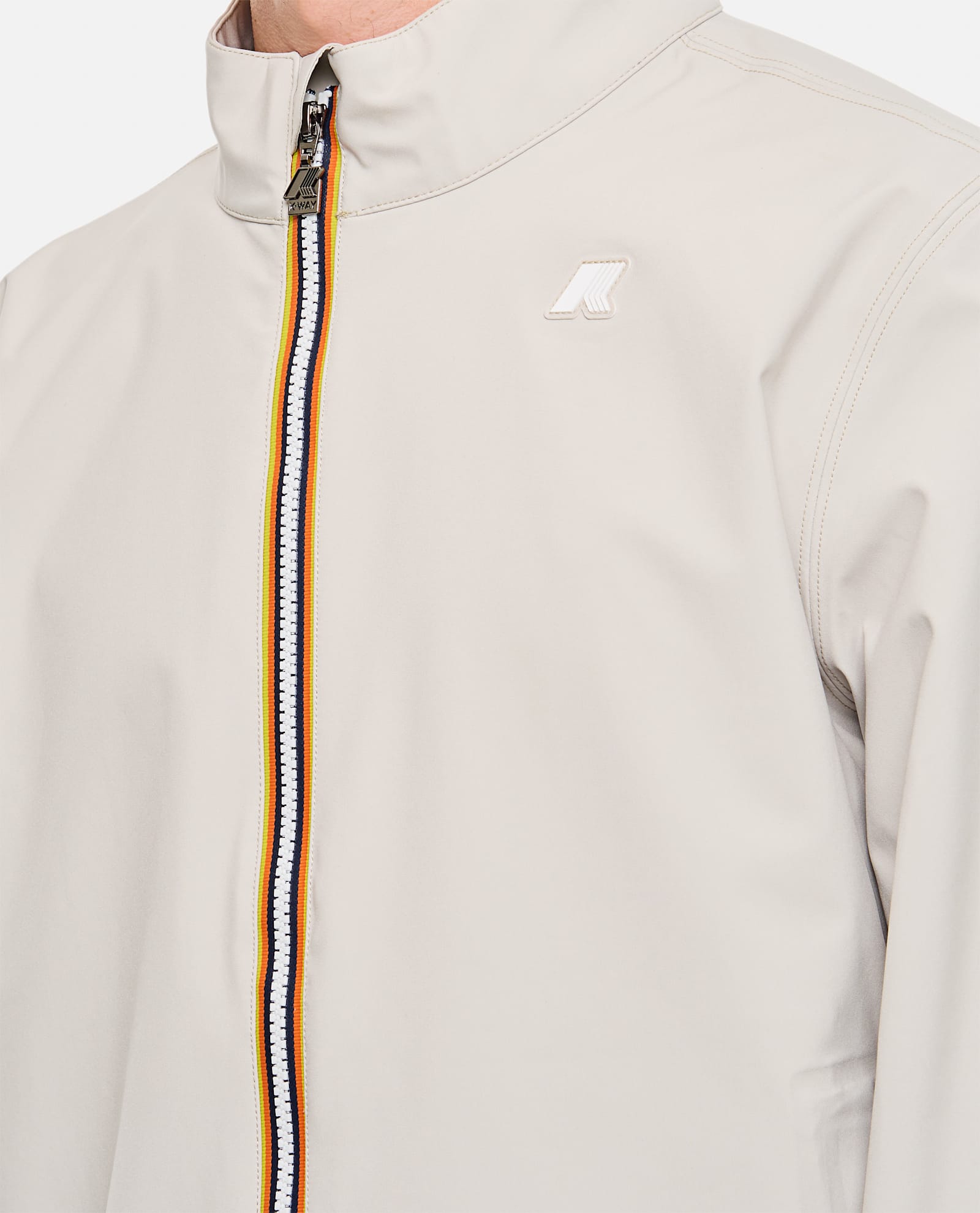 K-way Jake Eco Plus Double Jacket In Beige
