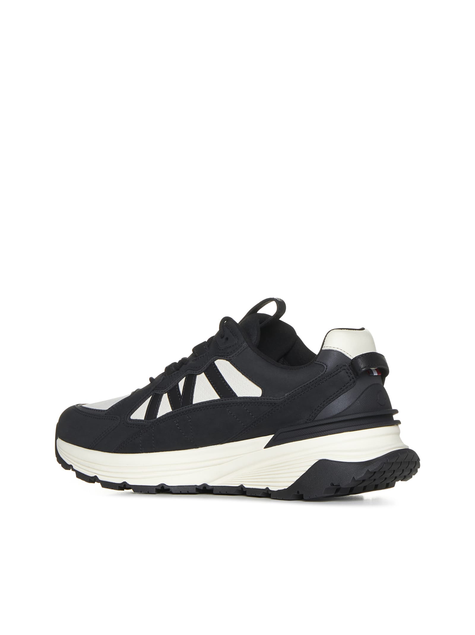 Shop Moncler Sneakers In Nero