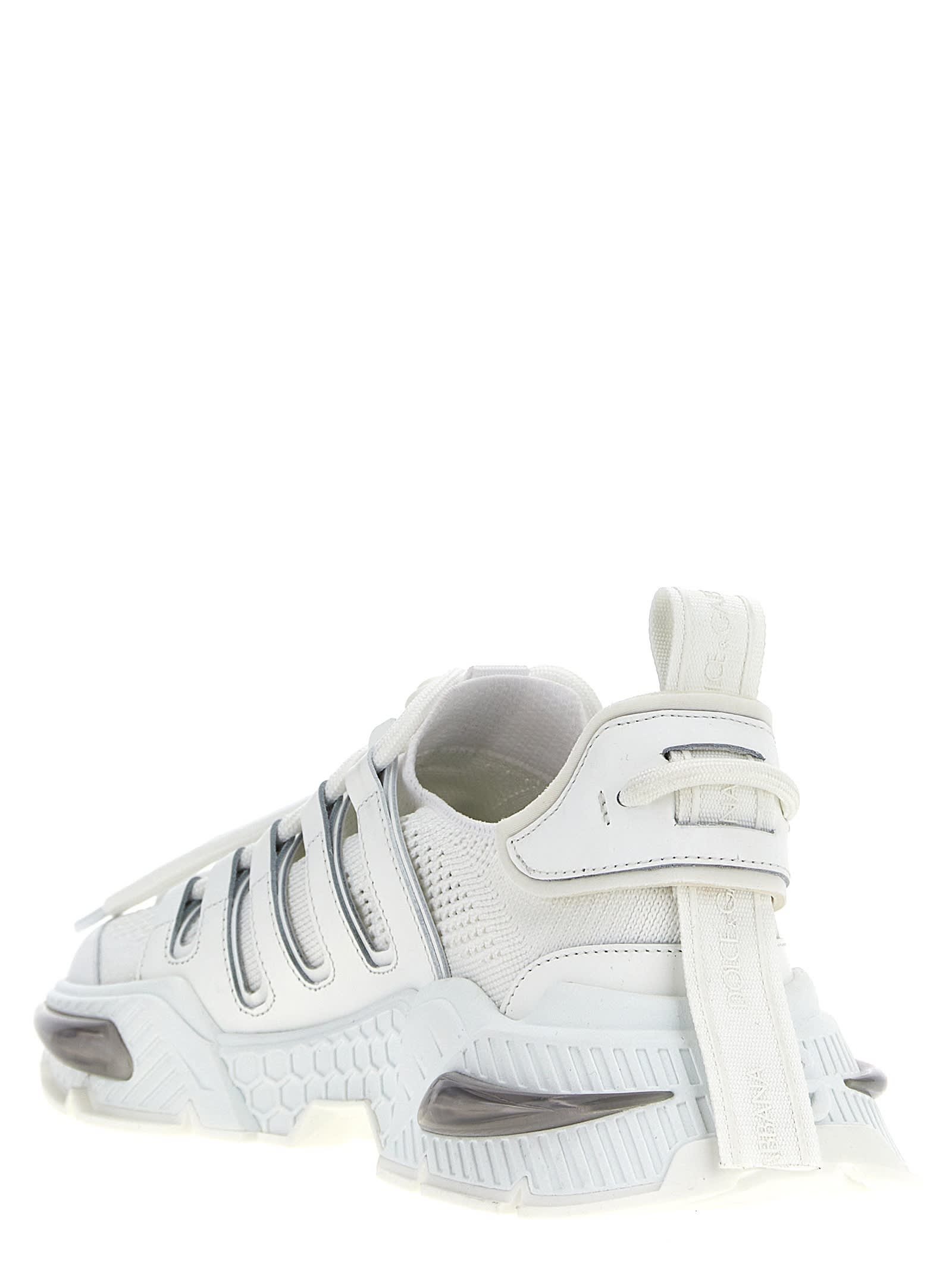 Shop Dolce & Gabbana Airmaster Sneakers In White