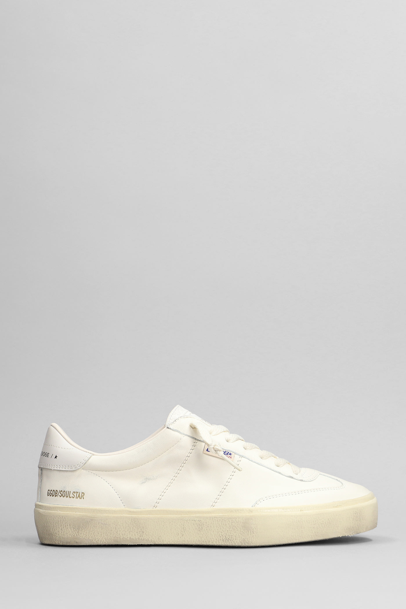 Golden Goose Soul-star Sneakers In White Leather