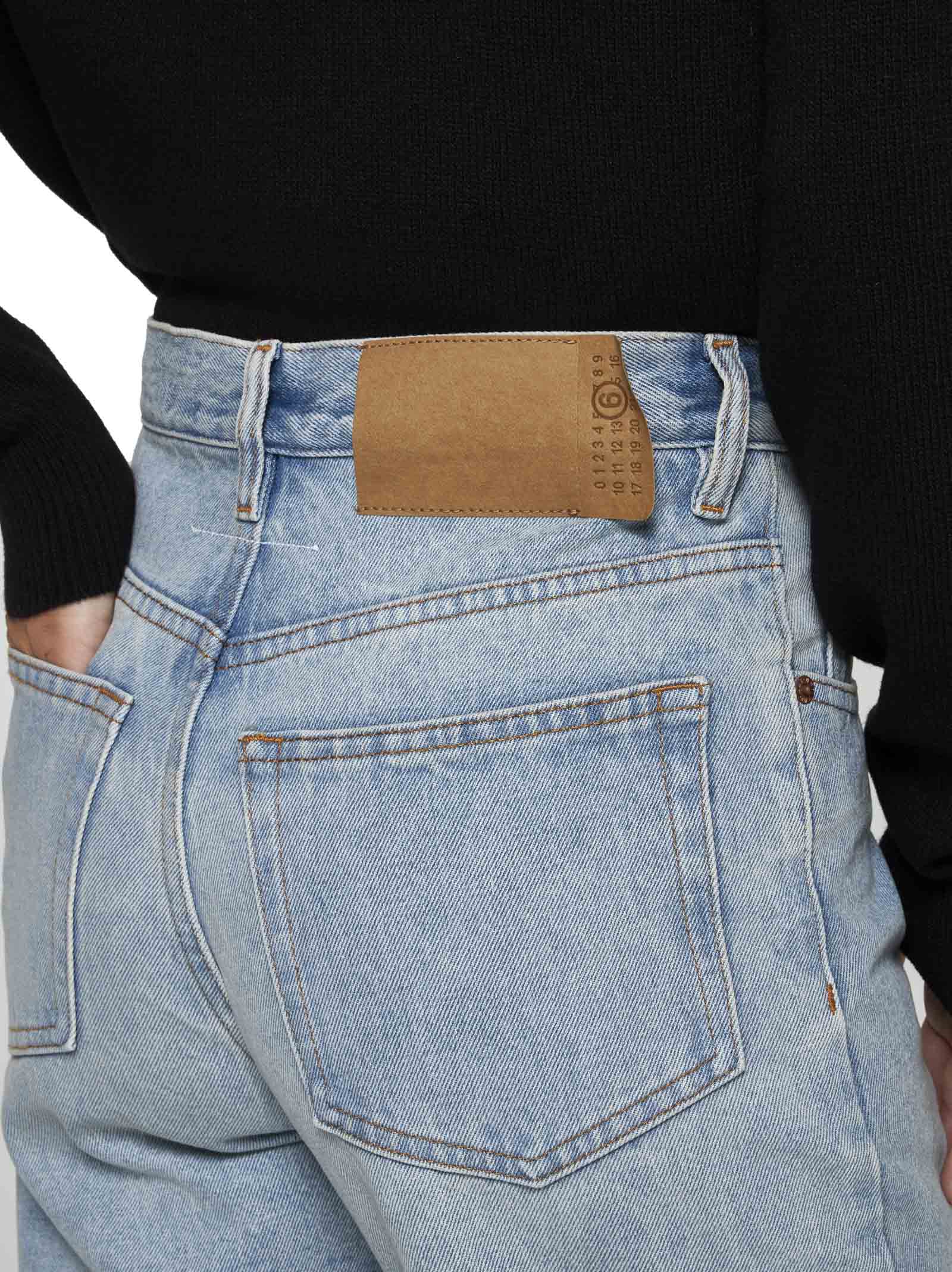 Shop Mm6 Maison Margiela Jeans In Blu