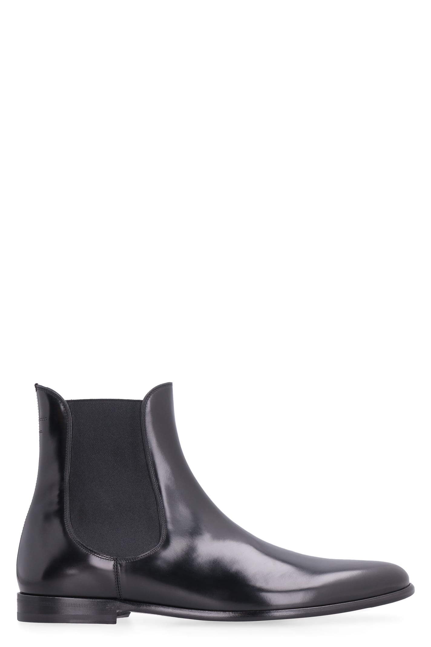 Dolce & Gabbana Spazzolato Leather Chelsea Boots