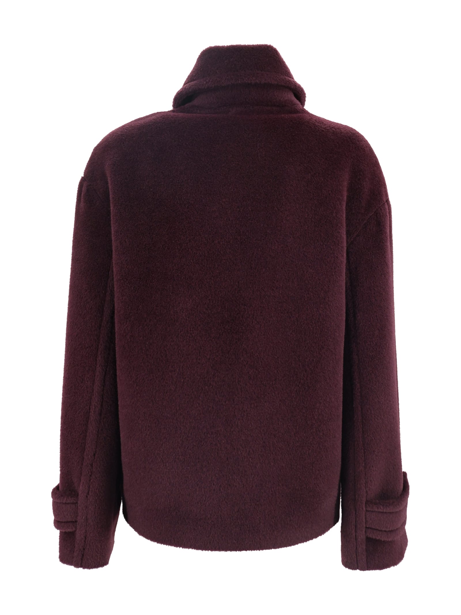 Tagliatore Double-breasted Jacket In Burgundy
