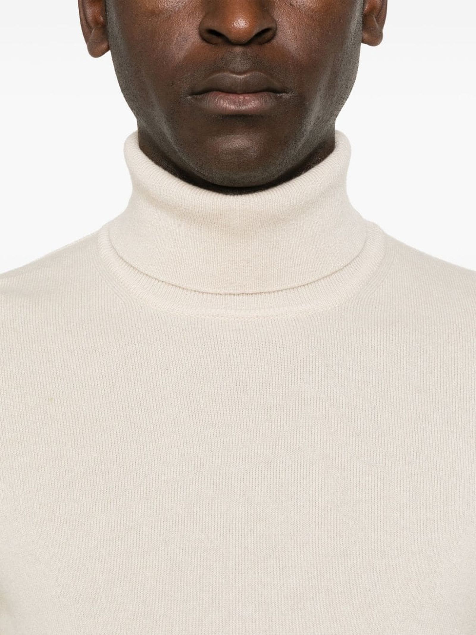 Shop Fedeli Light Beige Cashmere Sweater