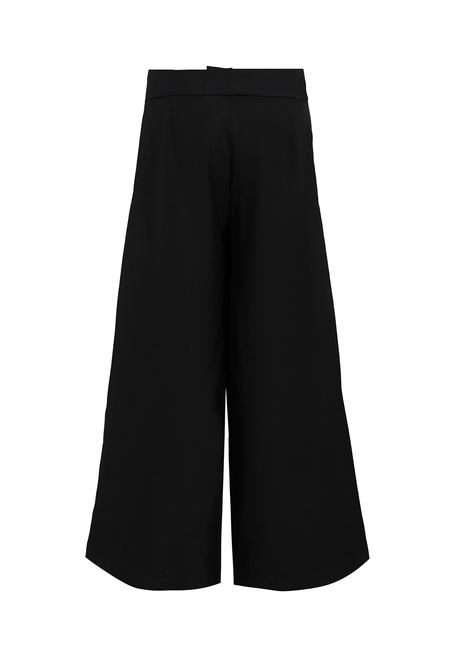 Marni Black Trousers For Girl With Logo In Black