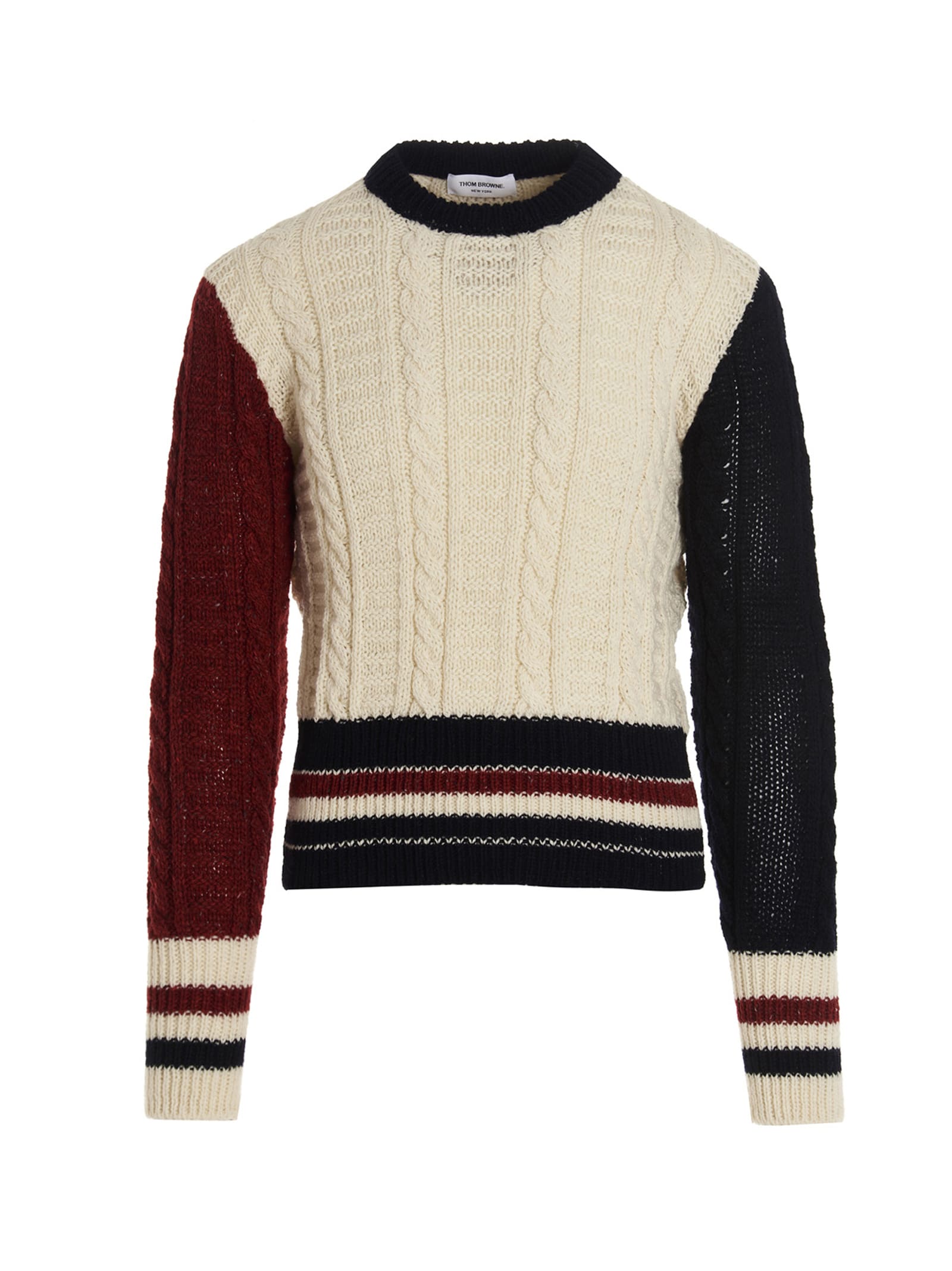 Thom Browne fumix Mohair Tweed Sweater