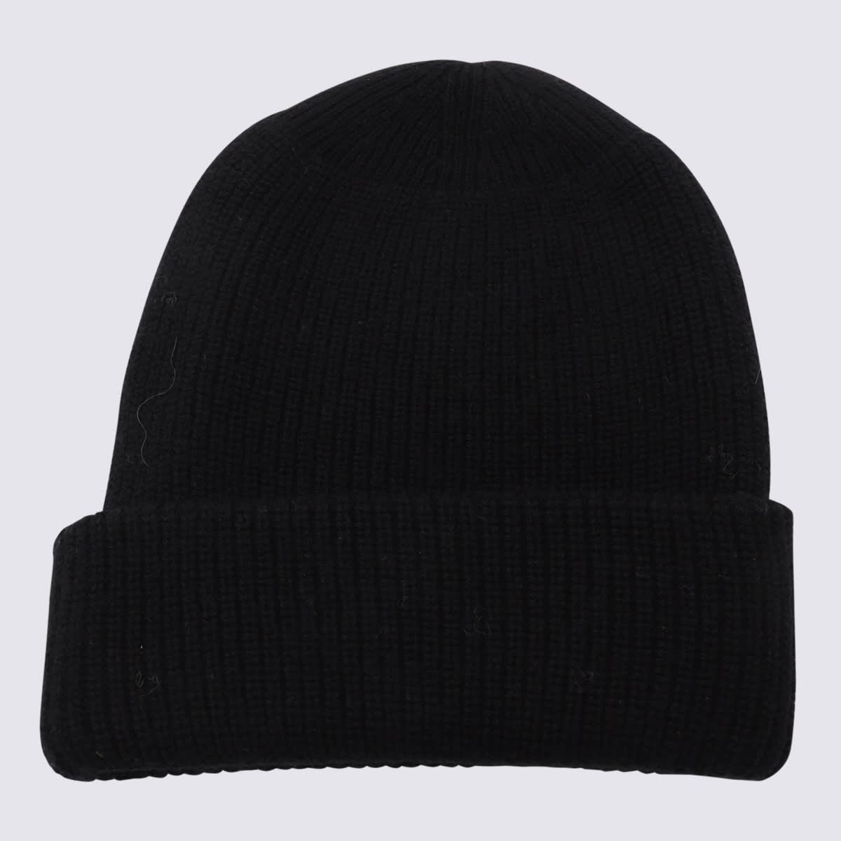 Patou Black Logo Beanie Hat In Black