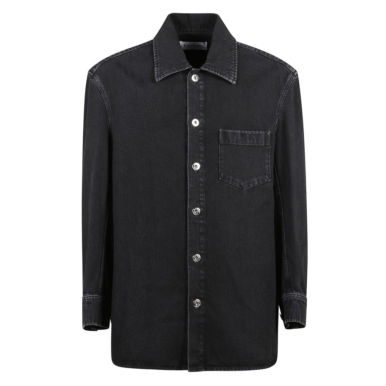 Cocoon Button-up Denim Shirt