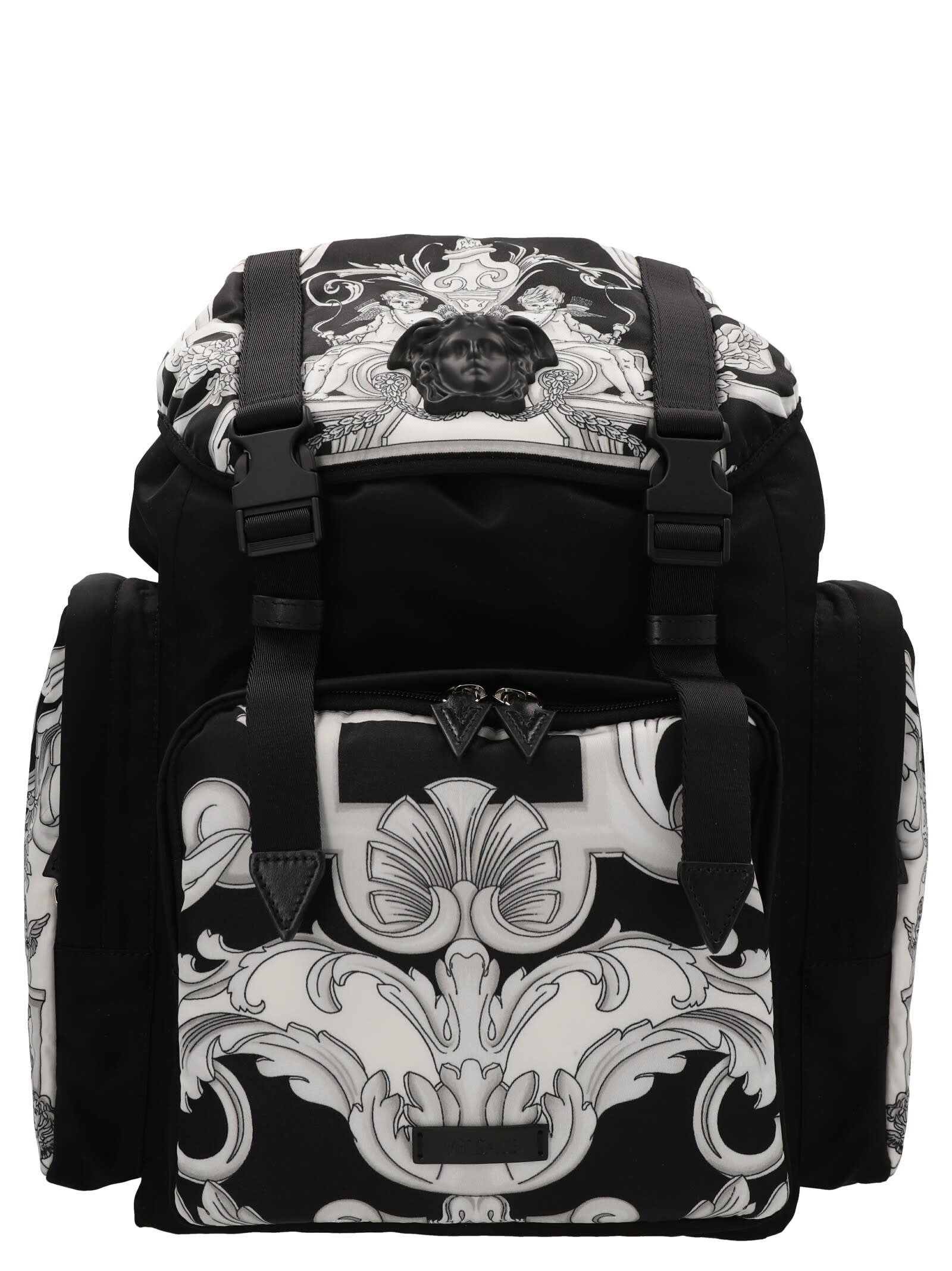 Versace silver Baroque Backpack