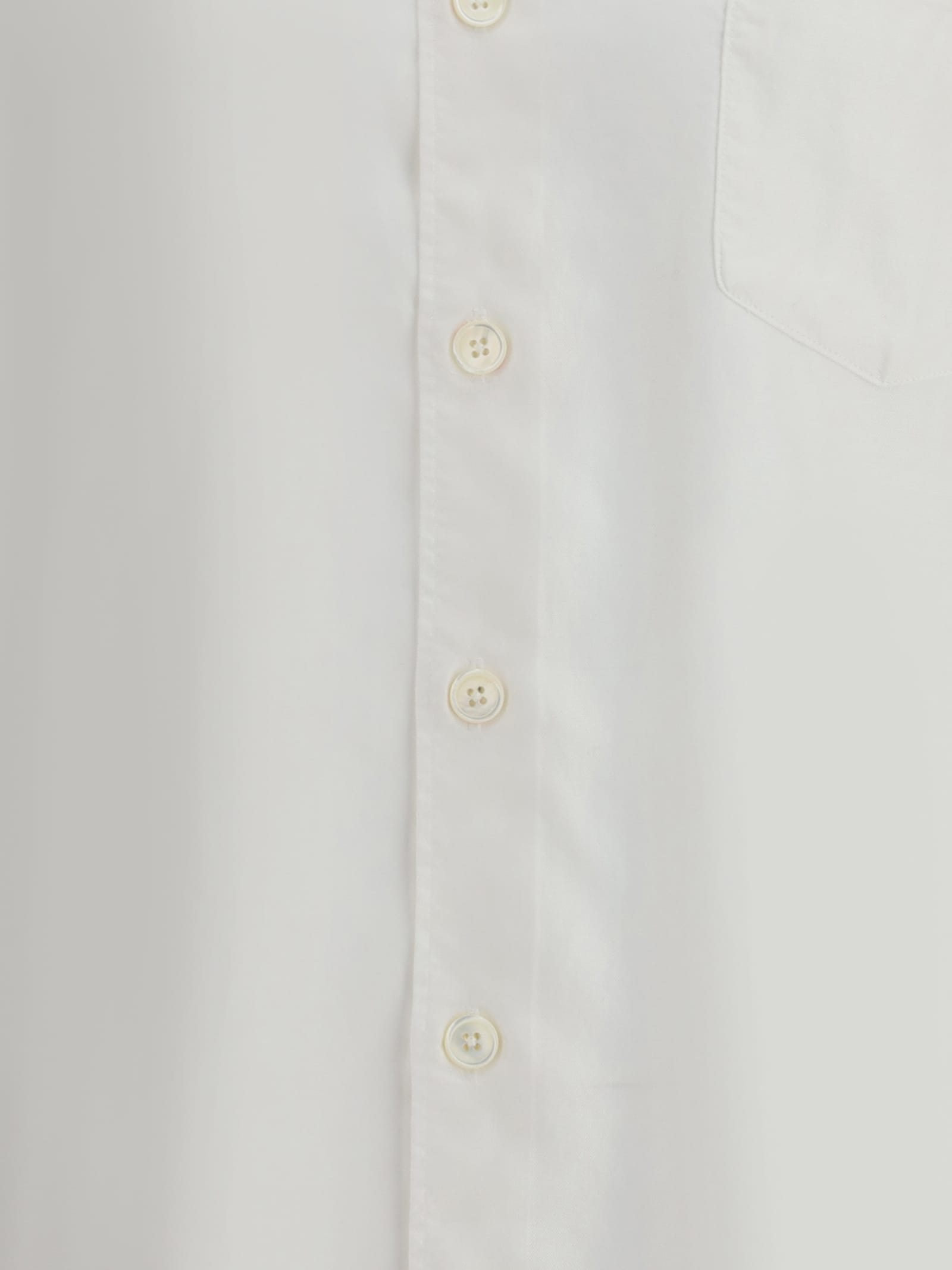 Our Legacy Button-front Long-sleeve Shirt In White