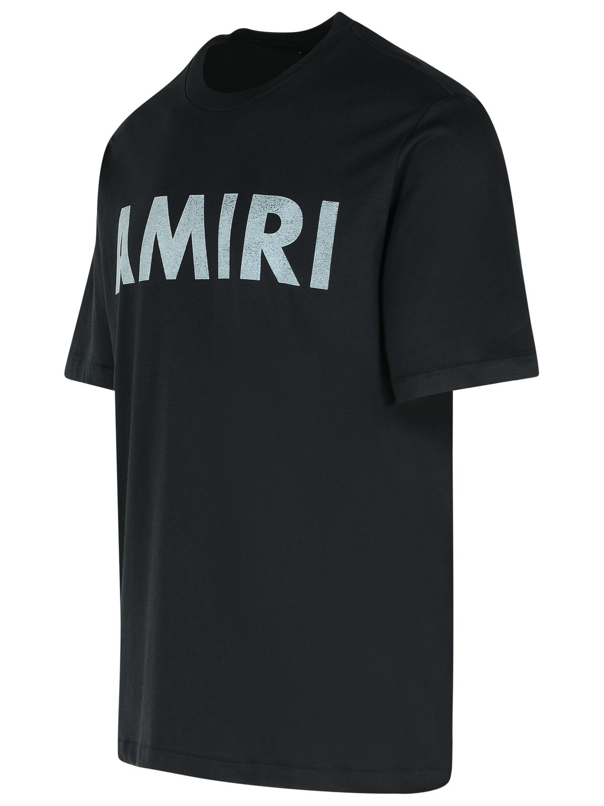 Amiri Logoed T-shirt In Black