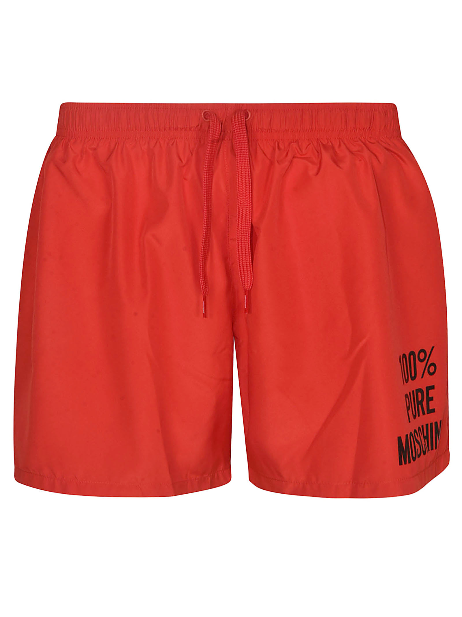 Shop Moschino 100% Pure Shorts In Red