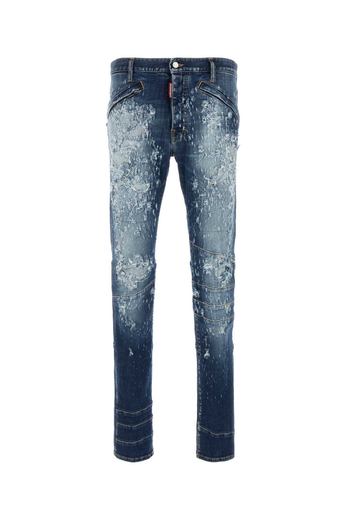 Shop Dsquared2 Sketch Denim Cool Guy Jeans In Navyblue