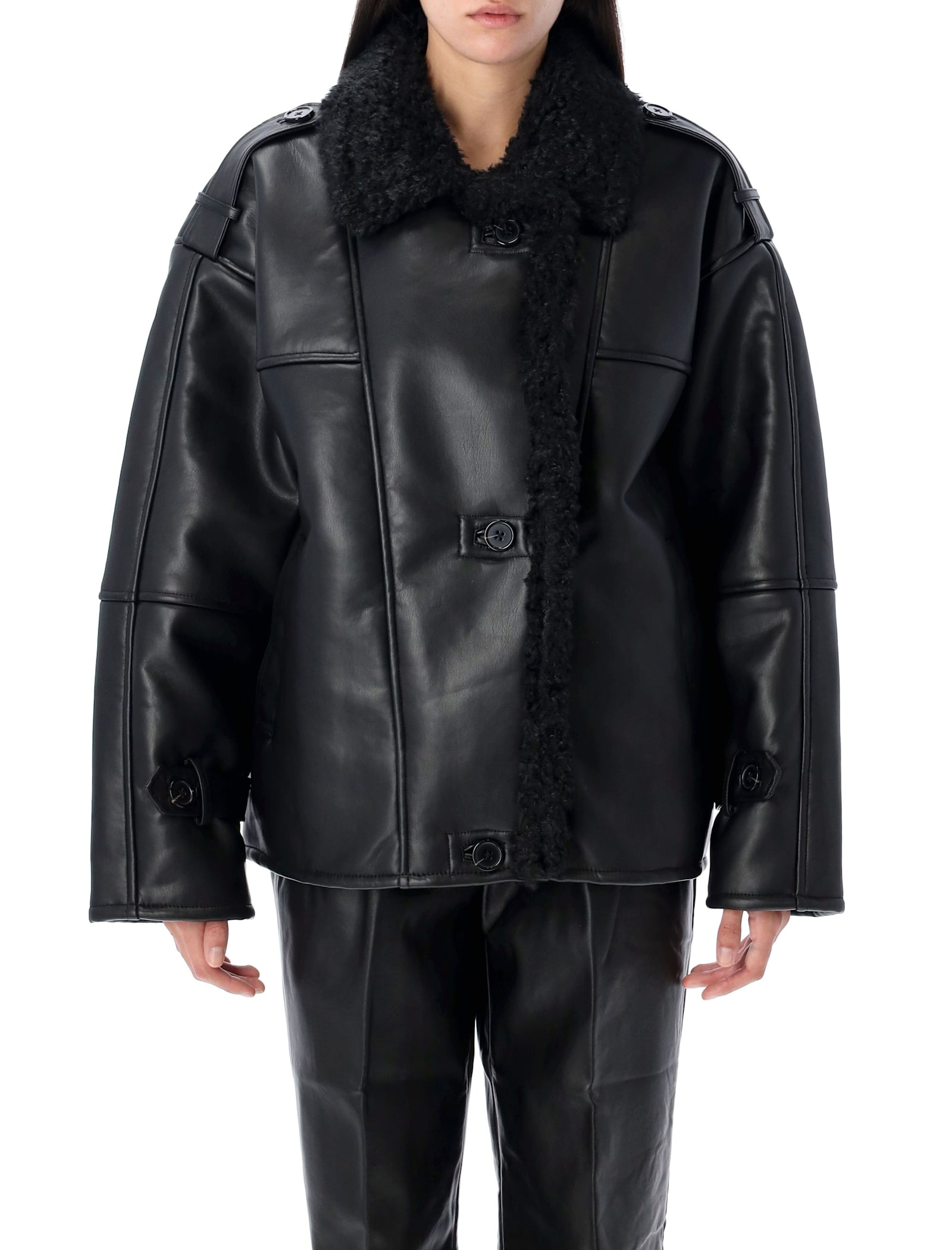 Shop The Garment The Brooklyn Aviator Jacket In Black