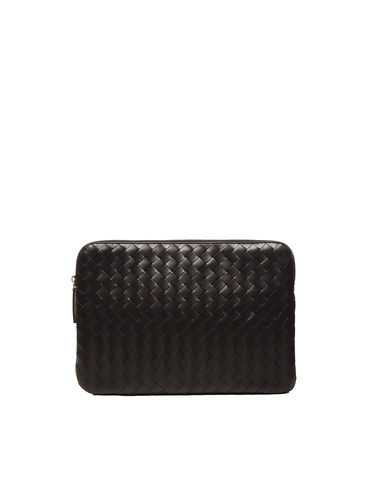 Bottega Veneta Getaway Fondente Intrecciato Document Holder In Pink