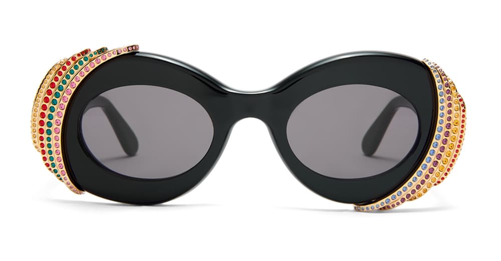 Loewe Lw4142is Ovali Pavé – Black Sunglasses