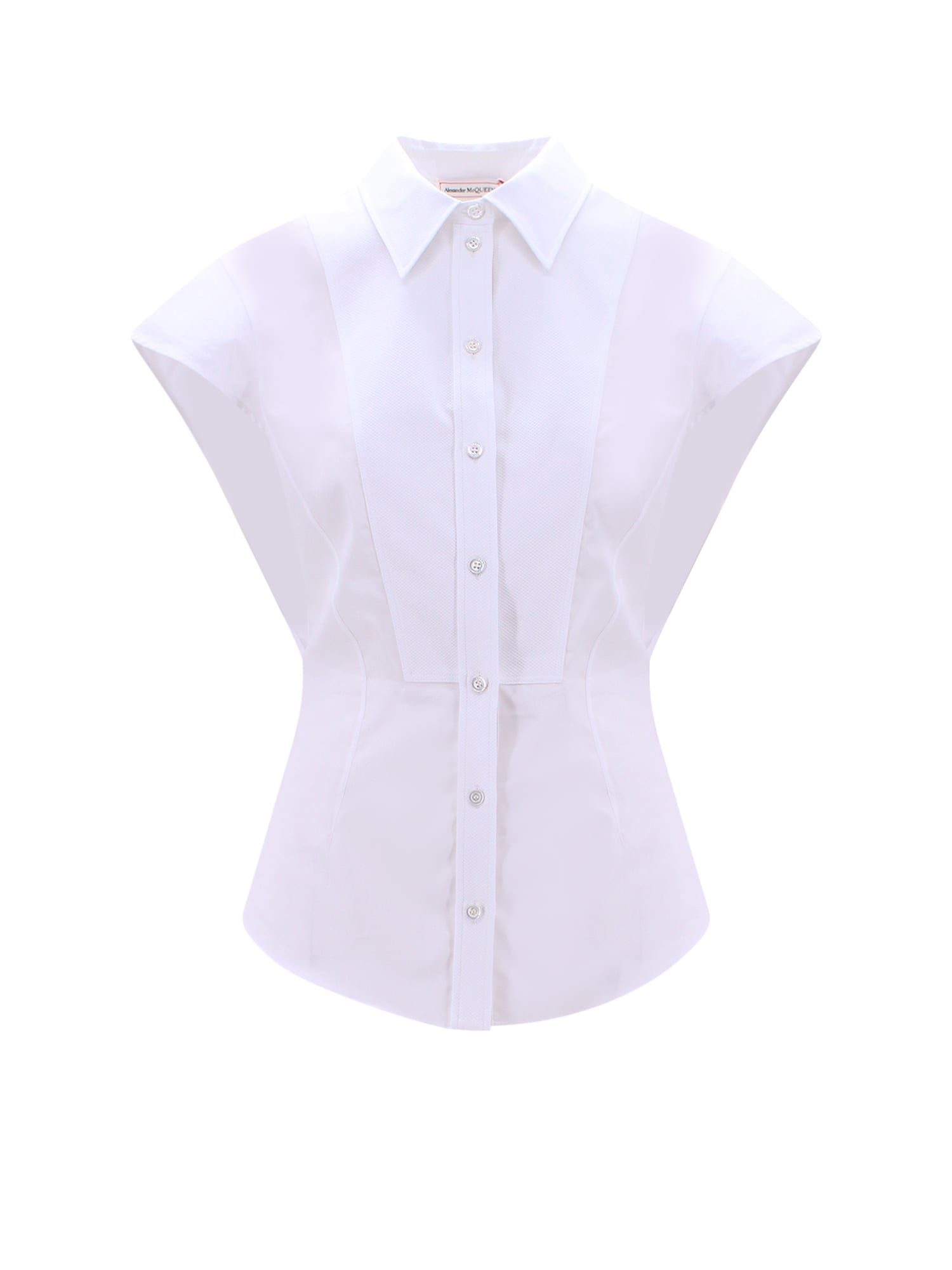 Shop Alexander Mcqueen Shirt In Bianco