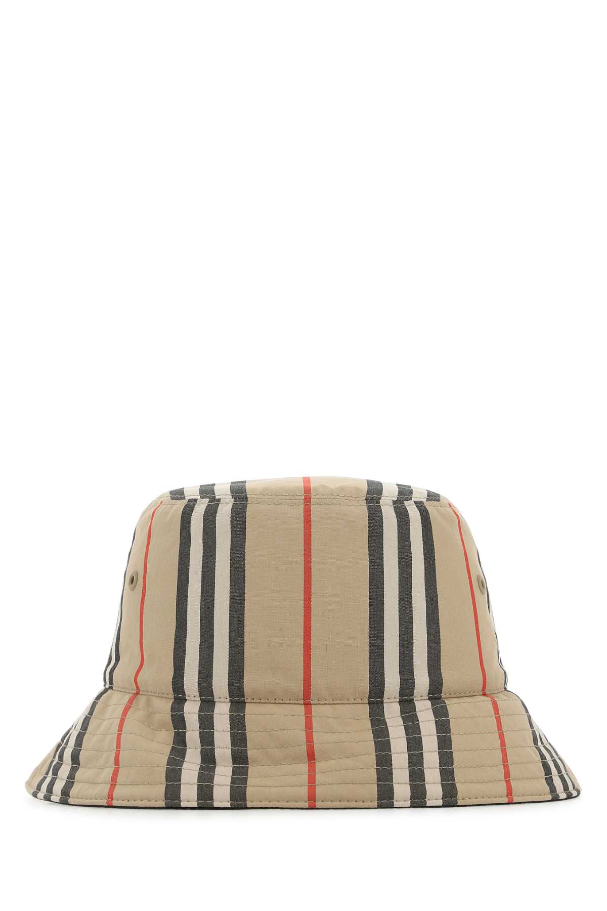 Shop Burberry Embroidered Cotton Hat In A7468