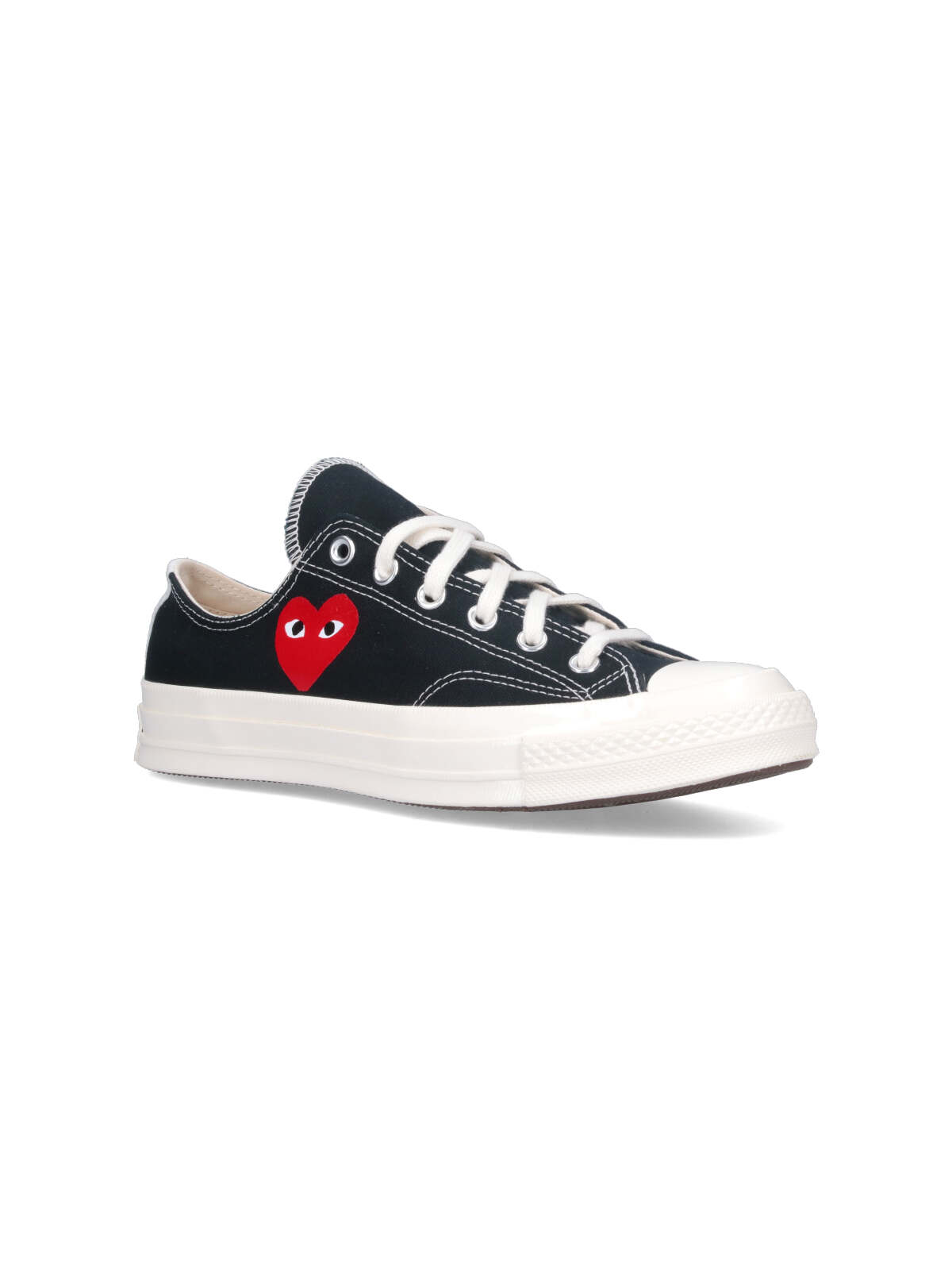 Comme Des Garçons Play Converse Chuck 70 Low Sneakers In Black