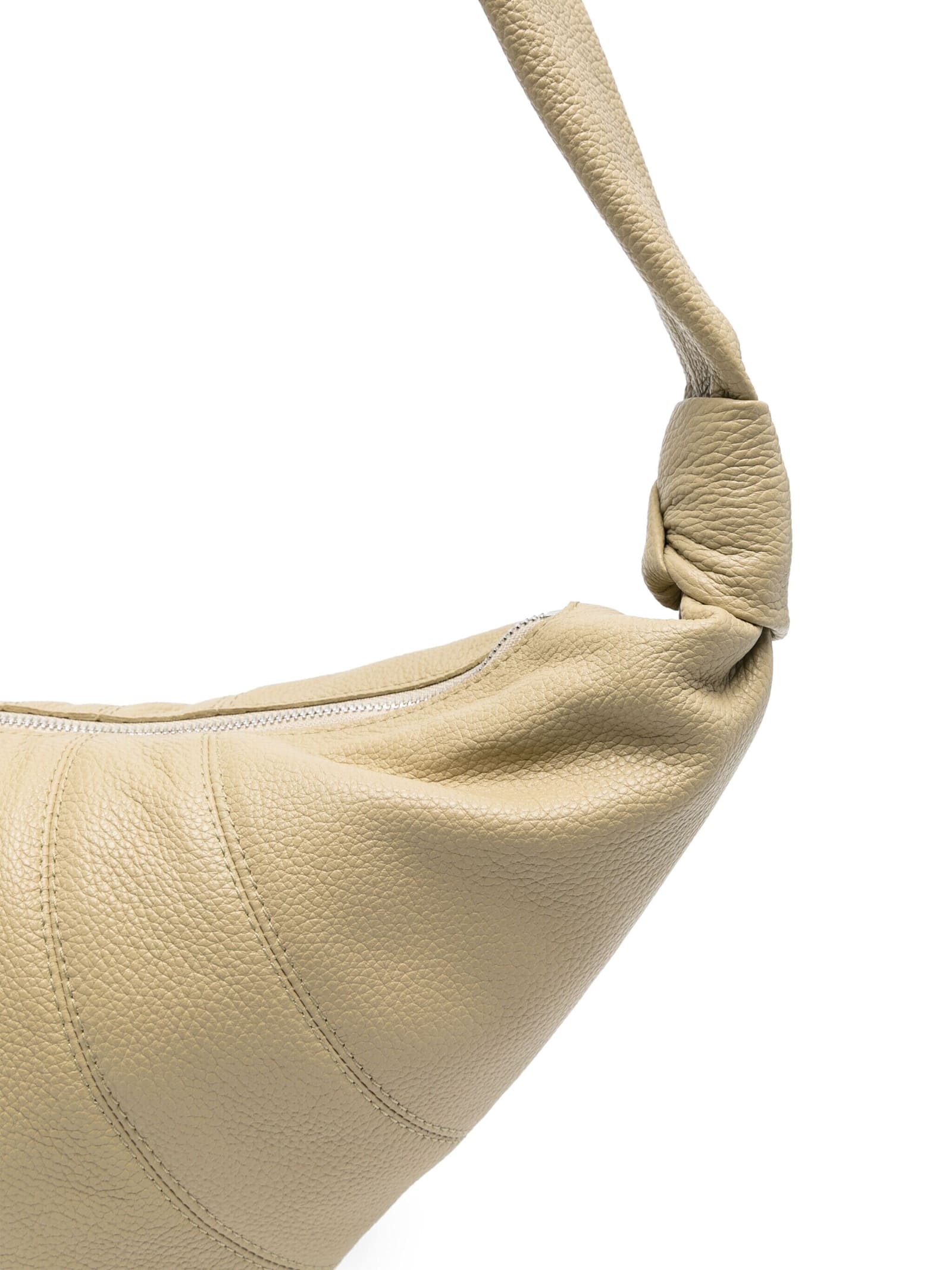 Shop Lemaire Medium Croissant Bag In Dusty Sage