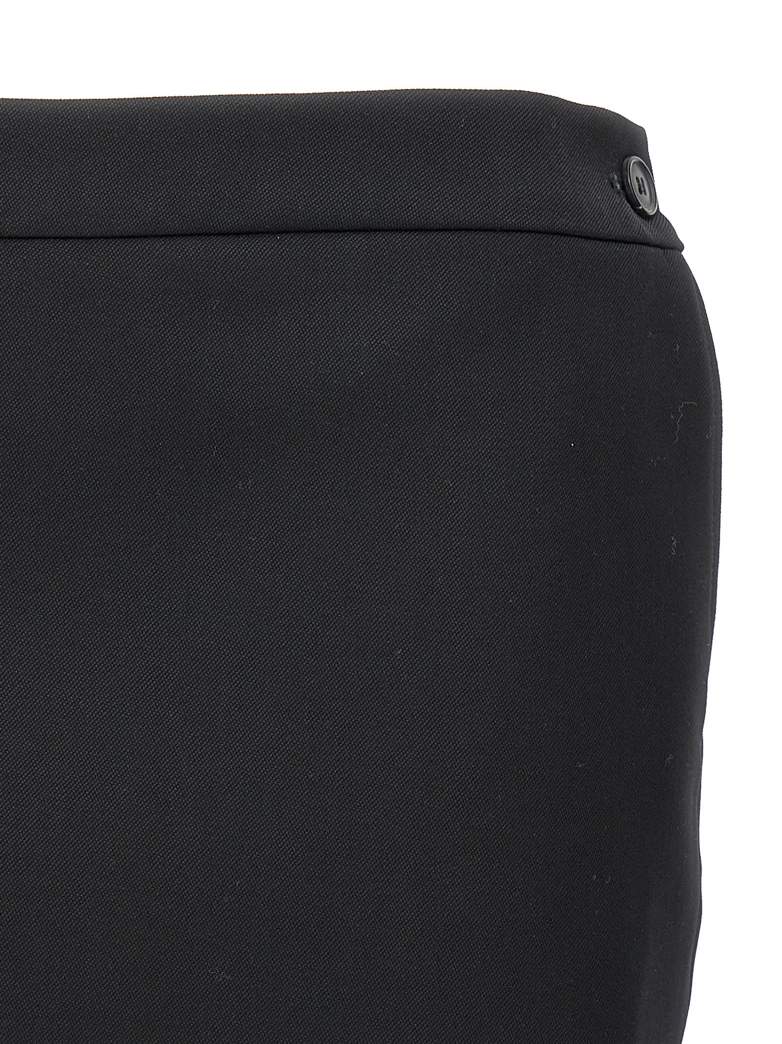 Shop Wardrobe.nyc Mini Skirt In Black