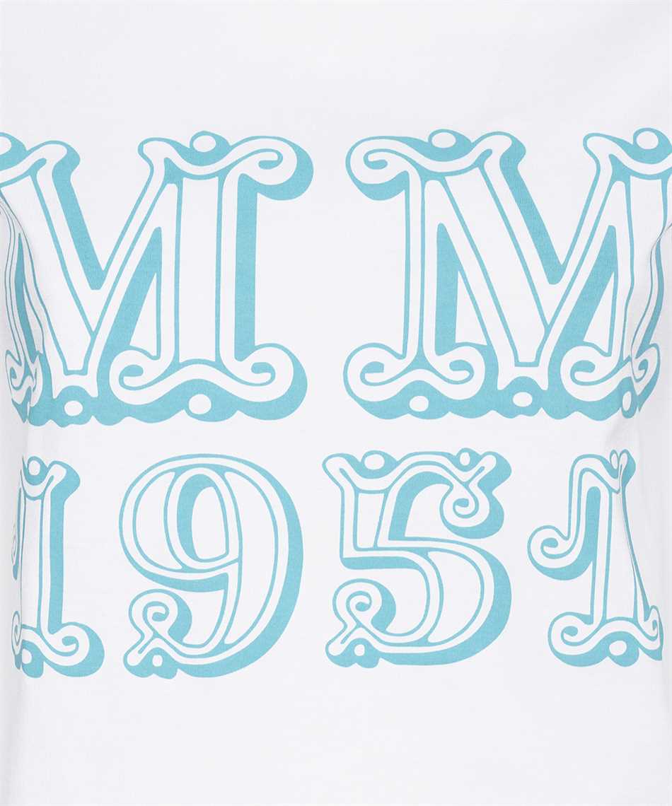 Max Mara T-shirt Mit Grafischem Print In White