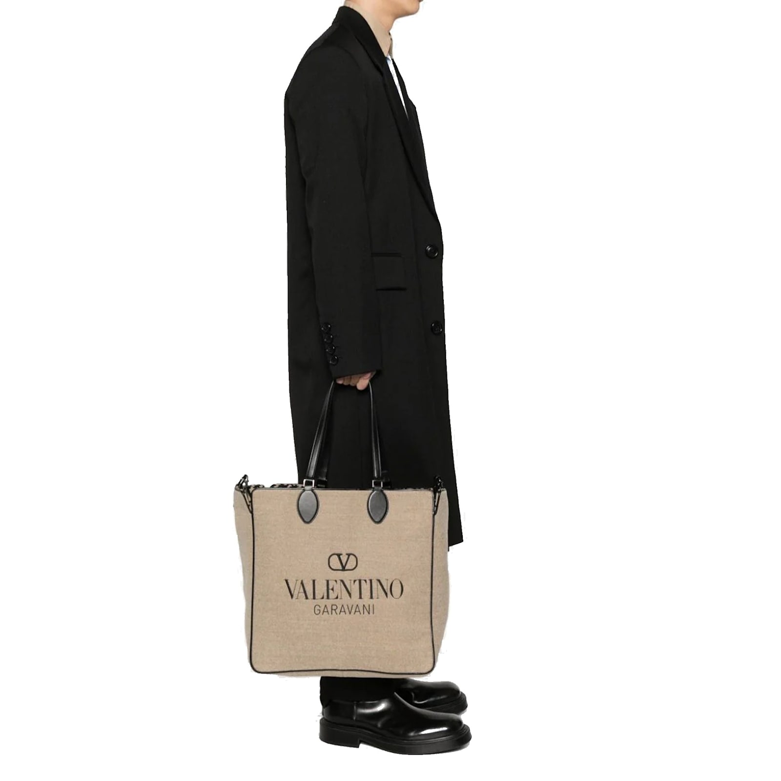 Shop Valentino Garavani Toile Iconographe Reversible Tote Bag In Beige