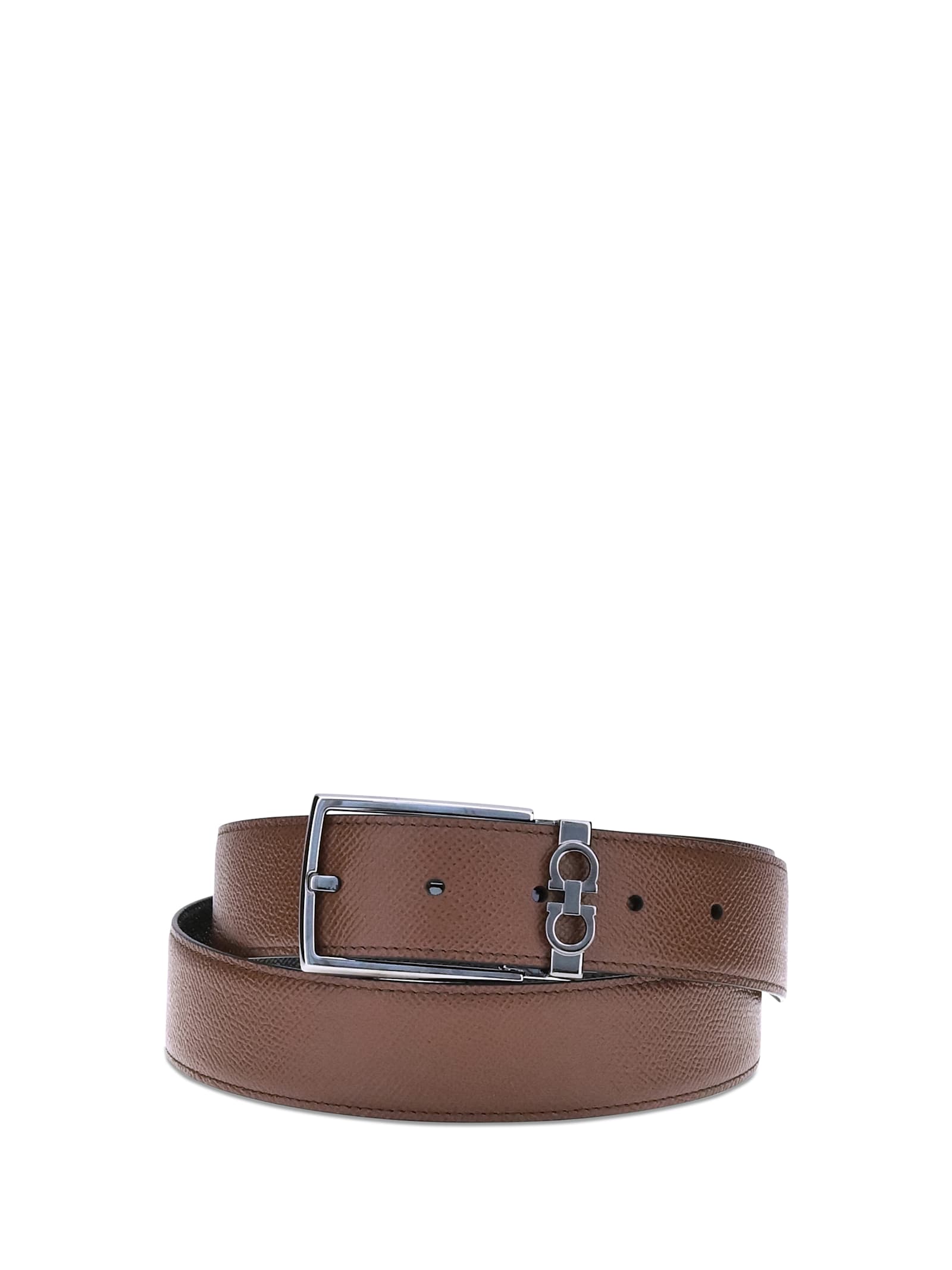 Ferragamo Leather Reversible Belt