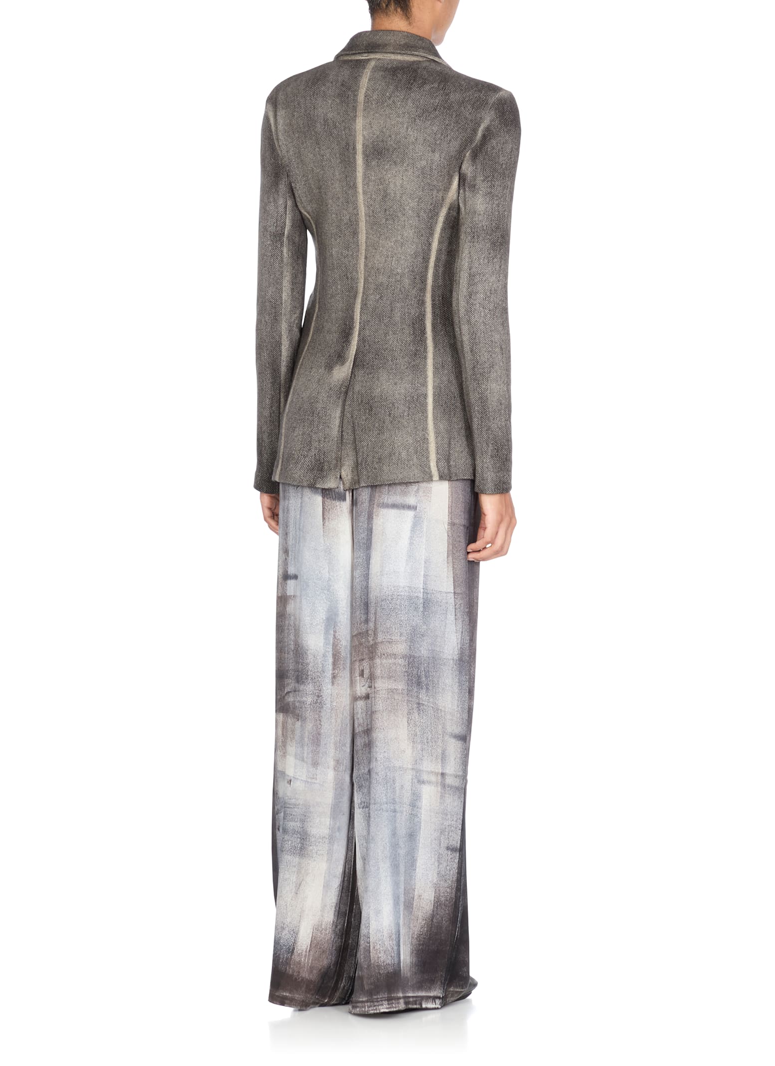 Avant Toi Grey Wool And Cashmere Blazer In Gray