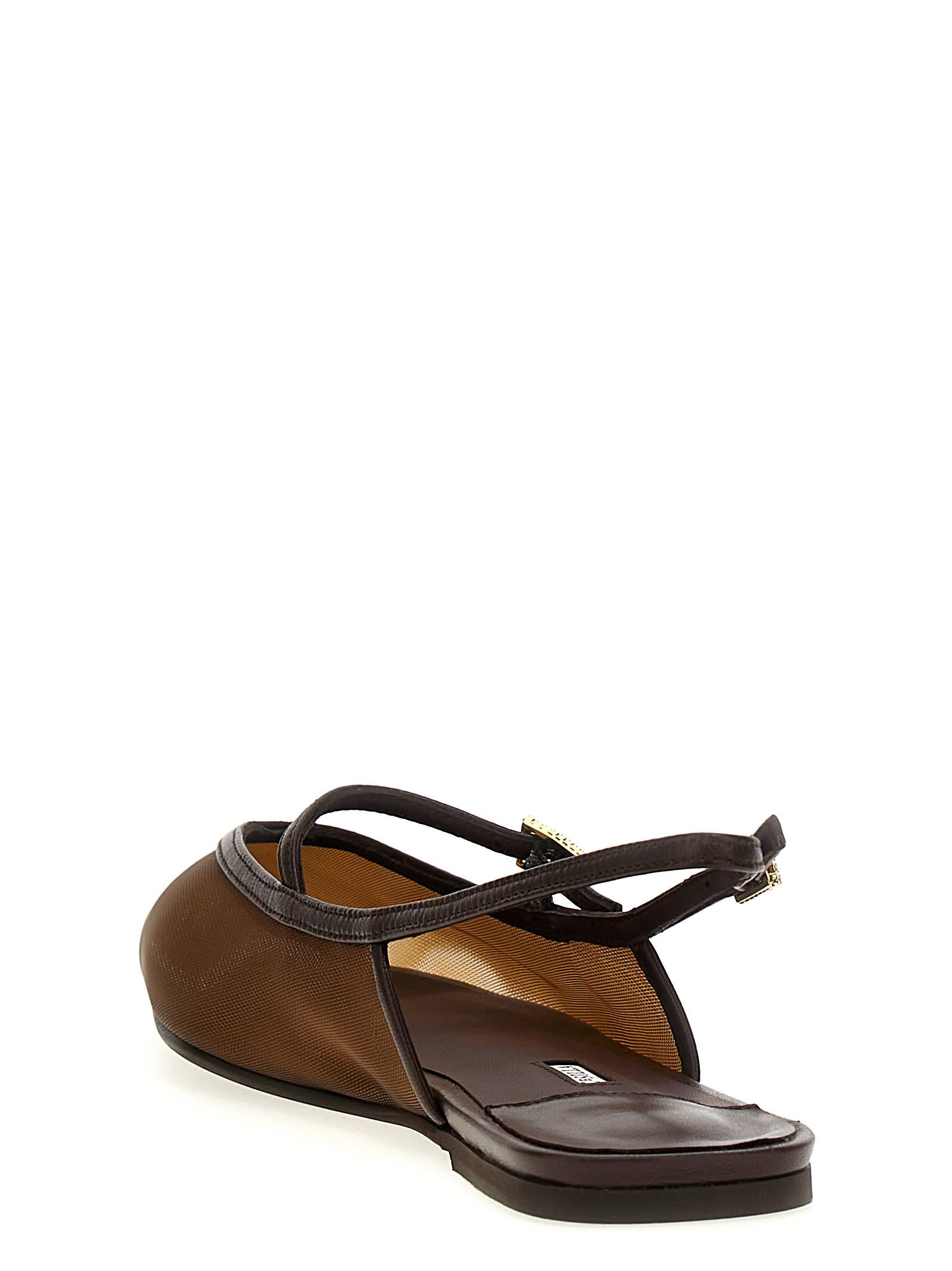 Shop Le Silla Morgana Slingback In Brown