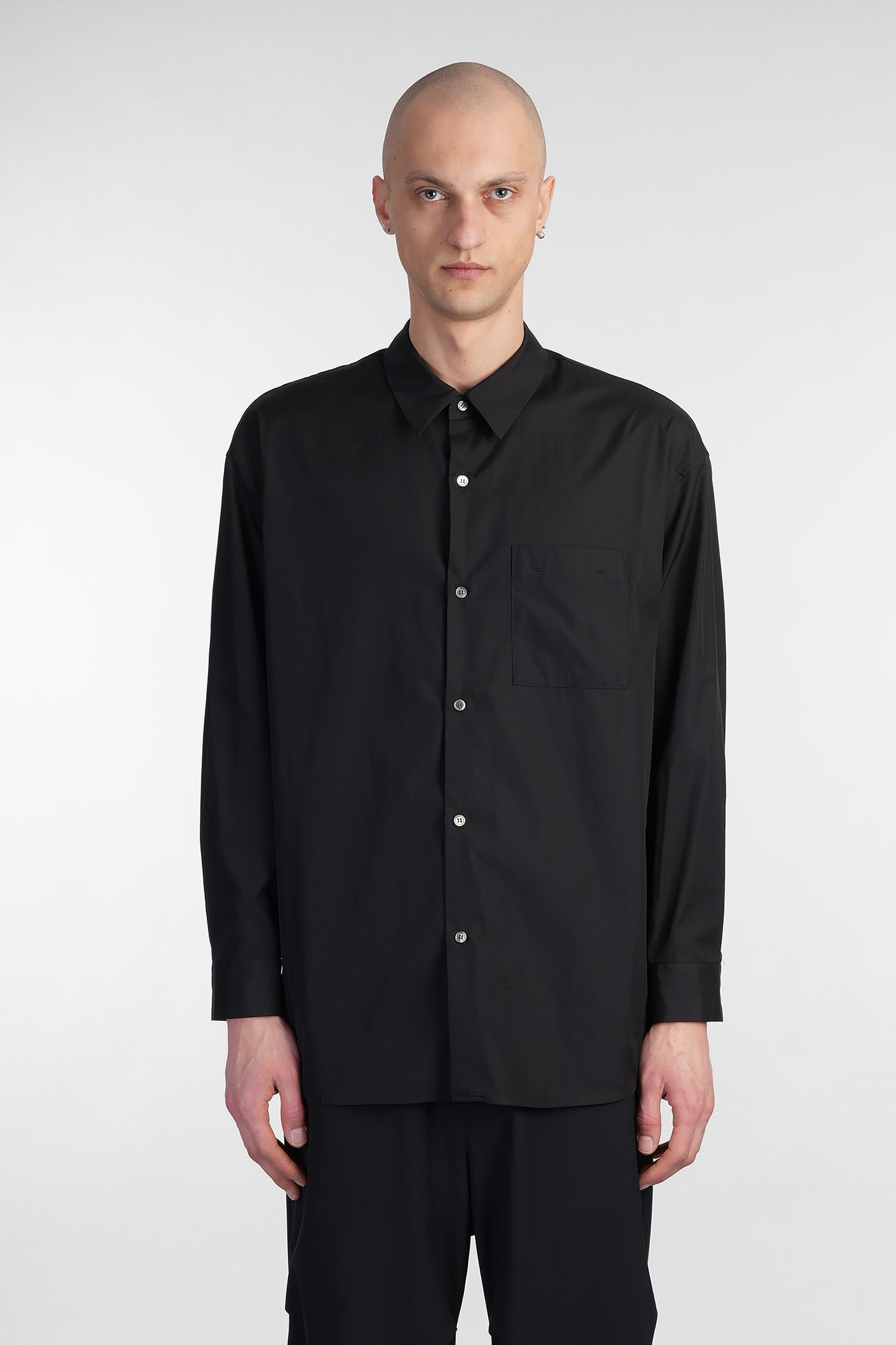 Shirt In Black Cotton