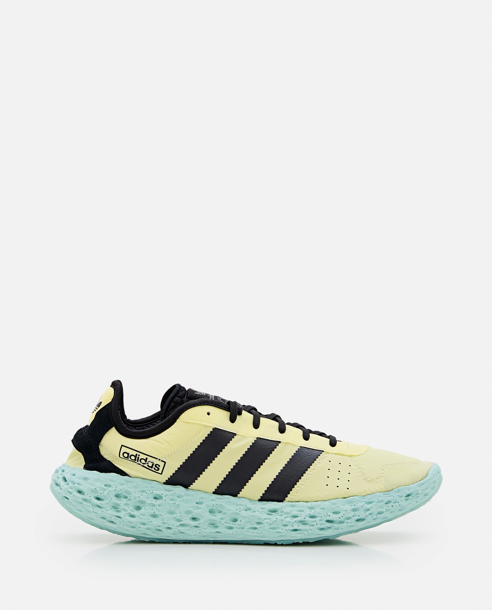 Adidas Originals Zponge Perforated Rubber Sole Sneaker In Ice Yellow
