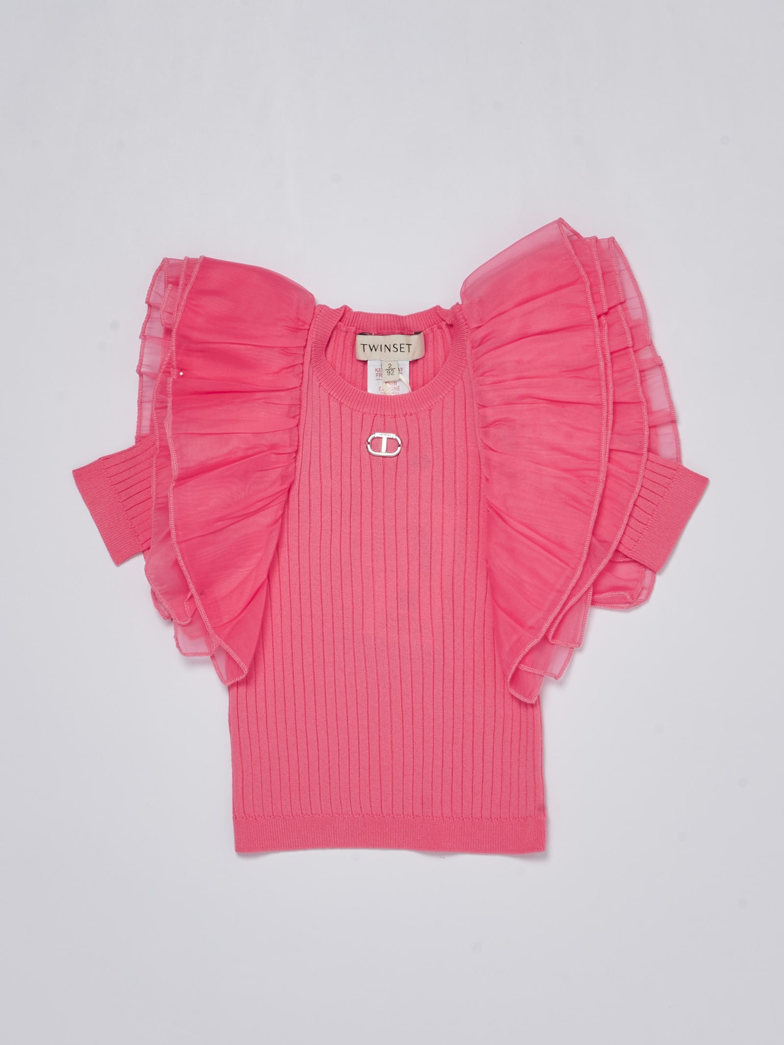 Twinset Kids' Top Top-wear In Camelia