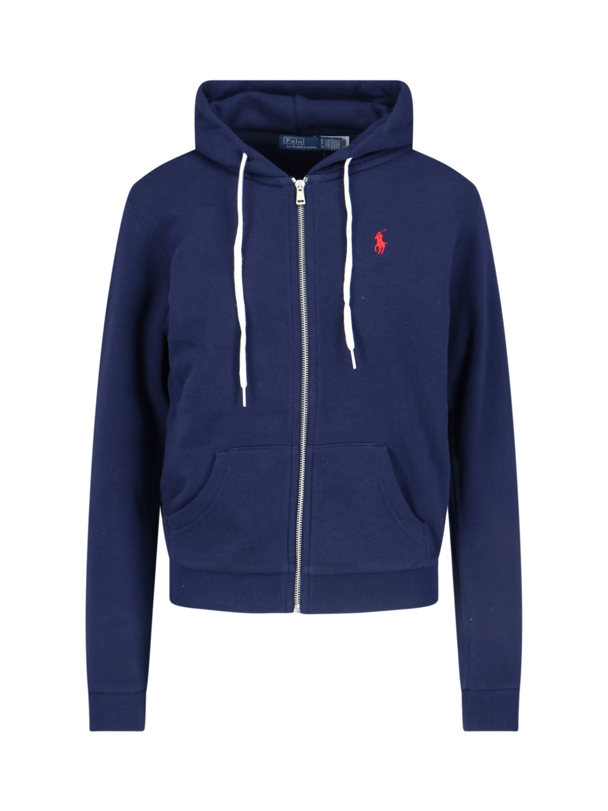 Ralph Lauren Logo Zip Sweatshirt In Blue