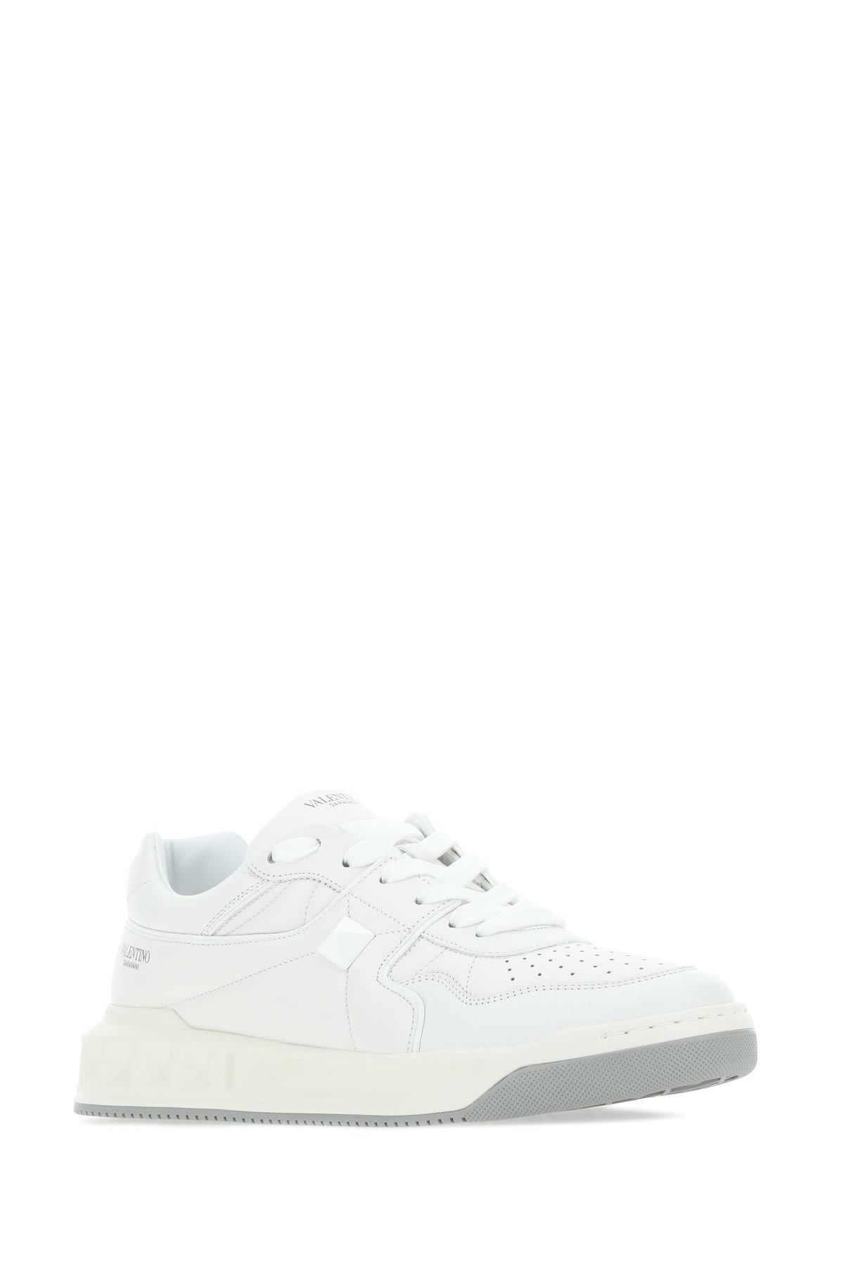 Shop Valentino Sneakers In Biancobiancobiancobiancopastelgrey