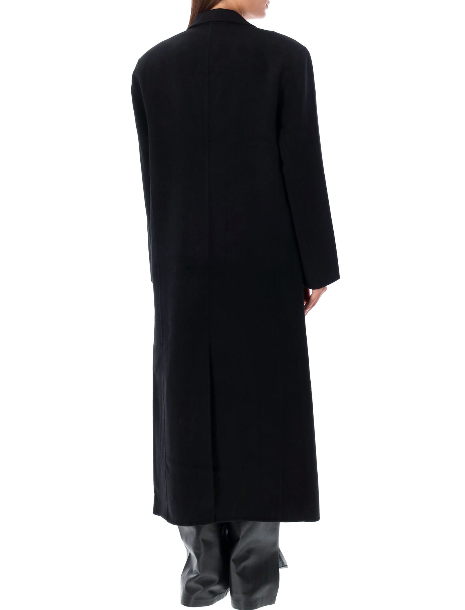 Shop Anine Bing Quinn Coat In Black