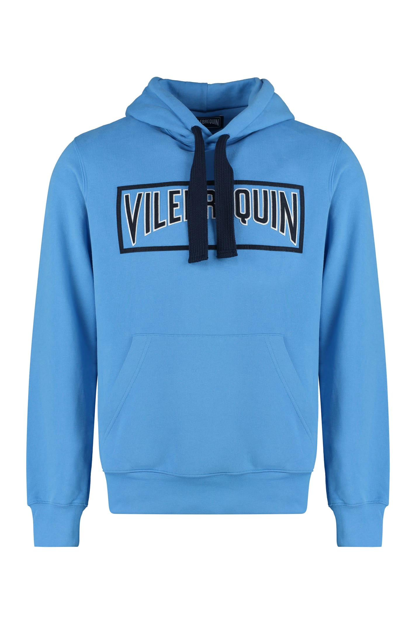 Shop Vilebrequin Cotton Hoodie In Blue