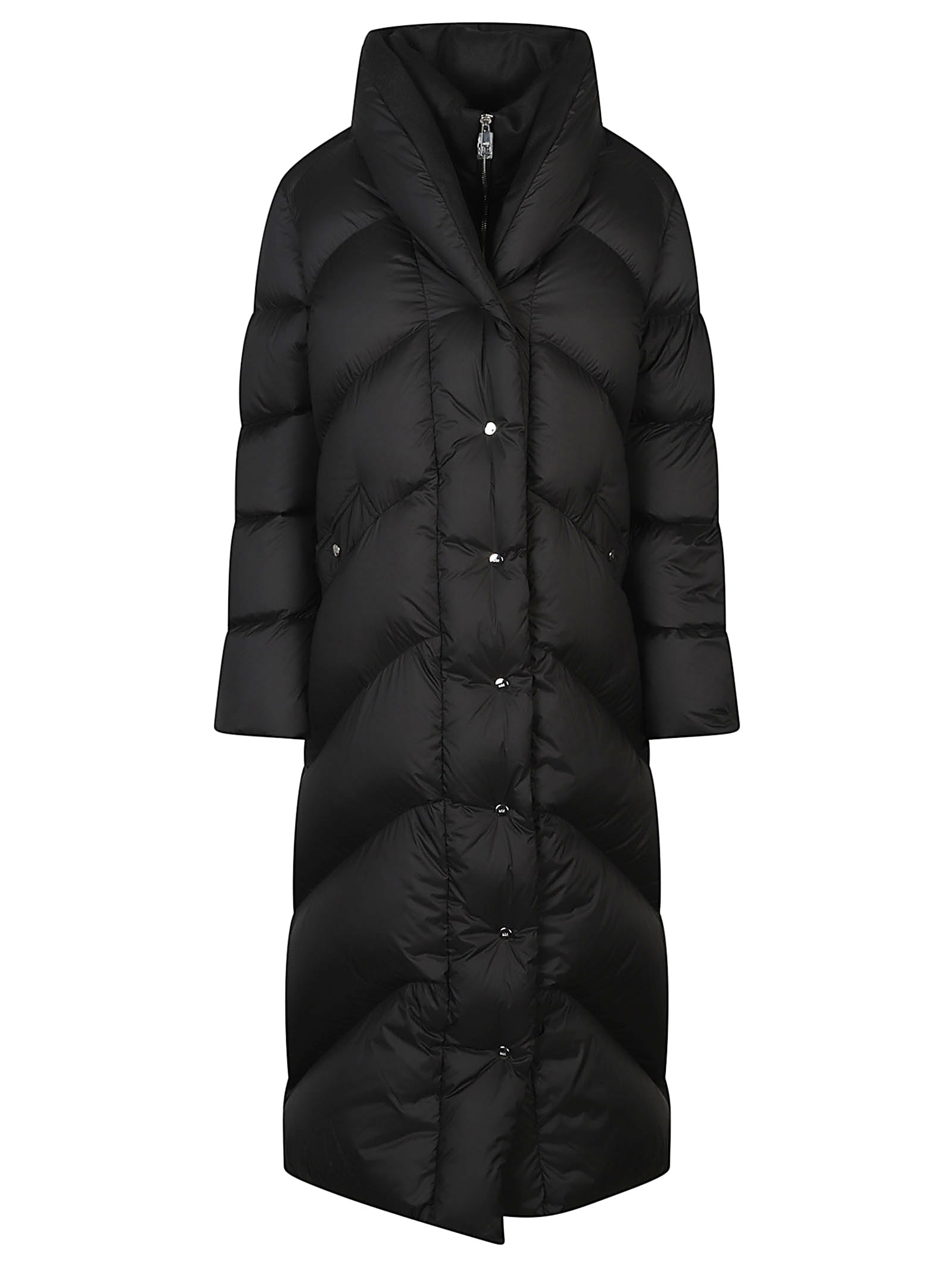 Add Down Coat In Black